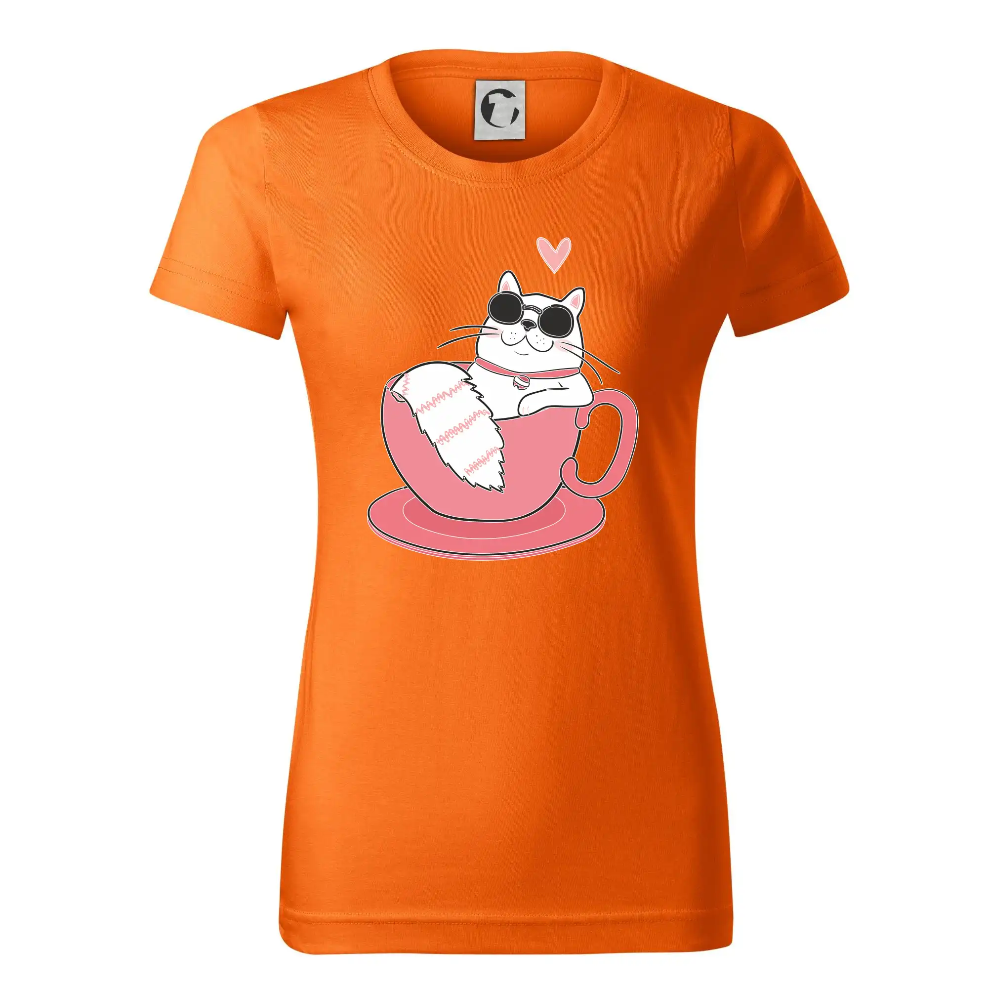 Hustá kočka v hrníčku