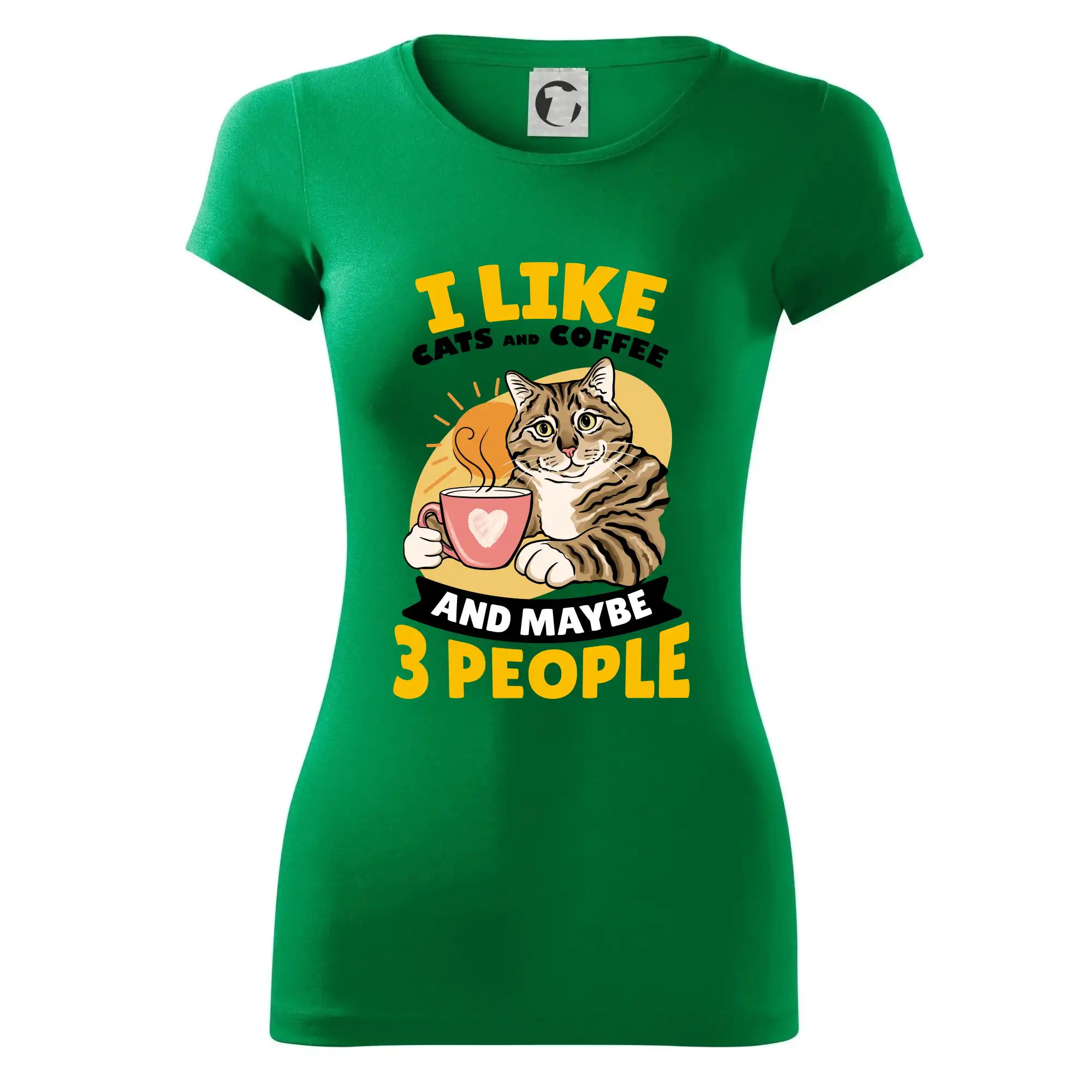 I like cats and coffee and maybe 3 people