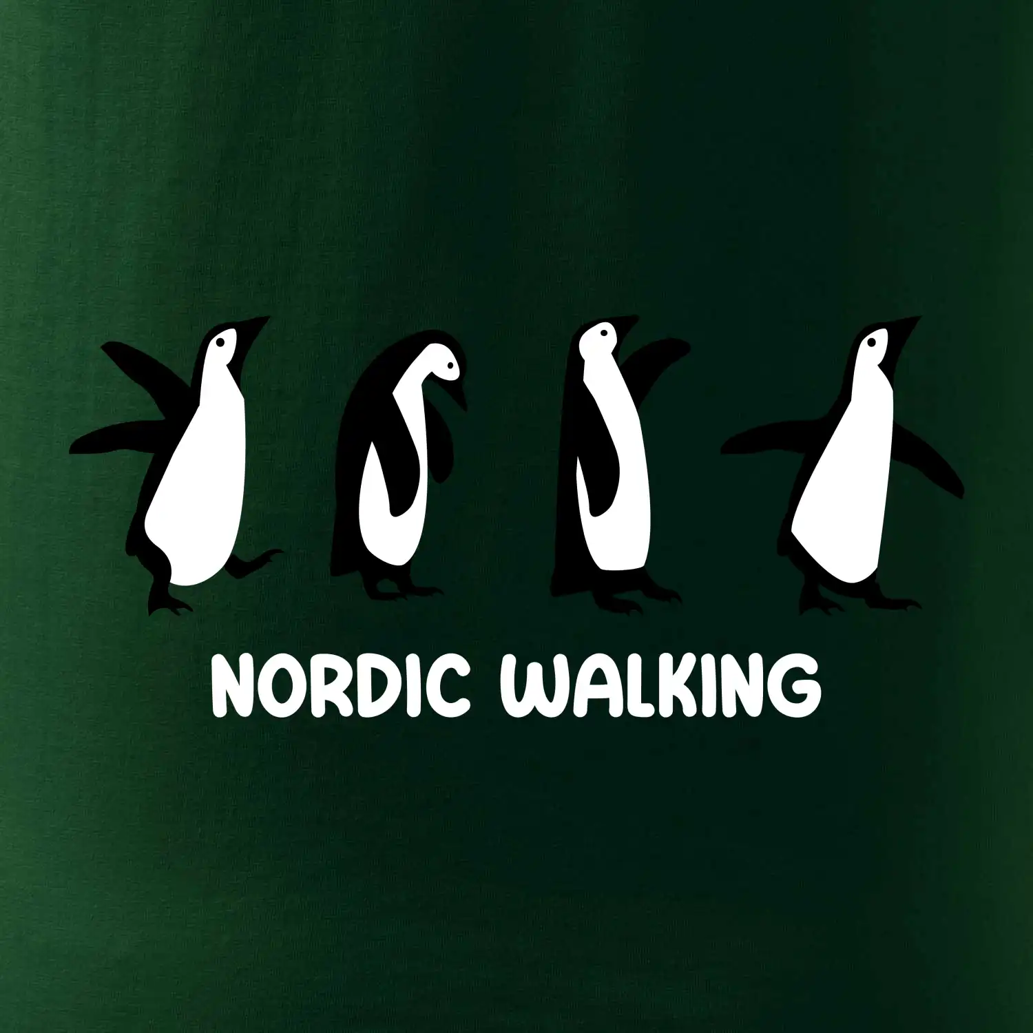 Nordic walking tučňáci - kreslení