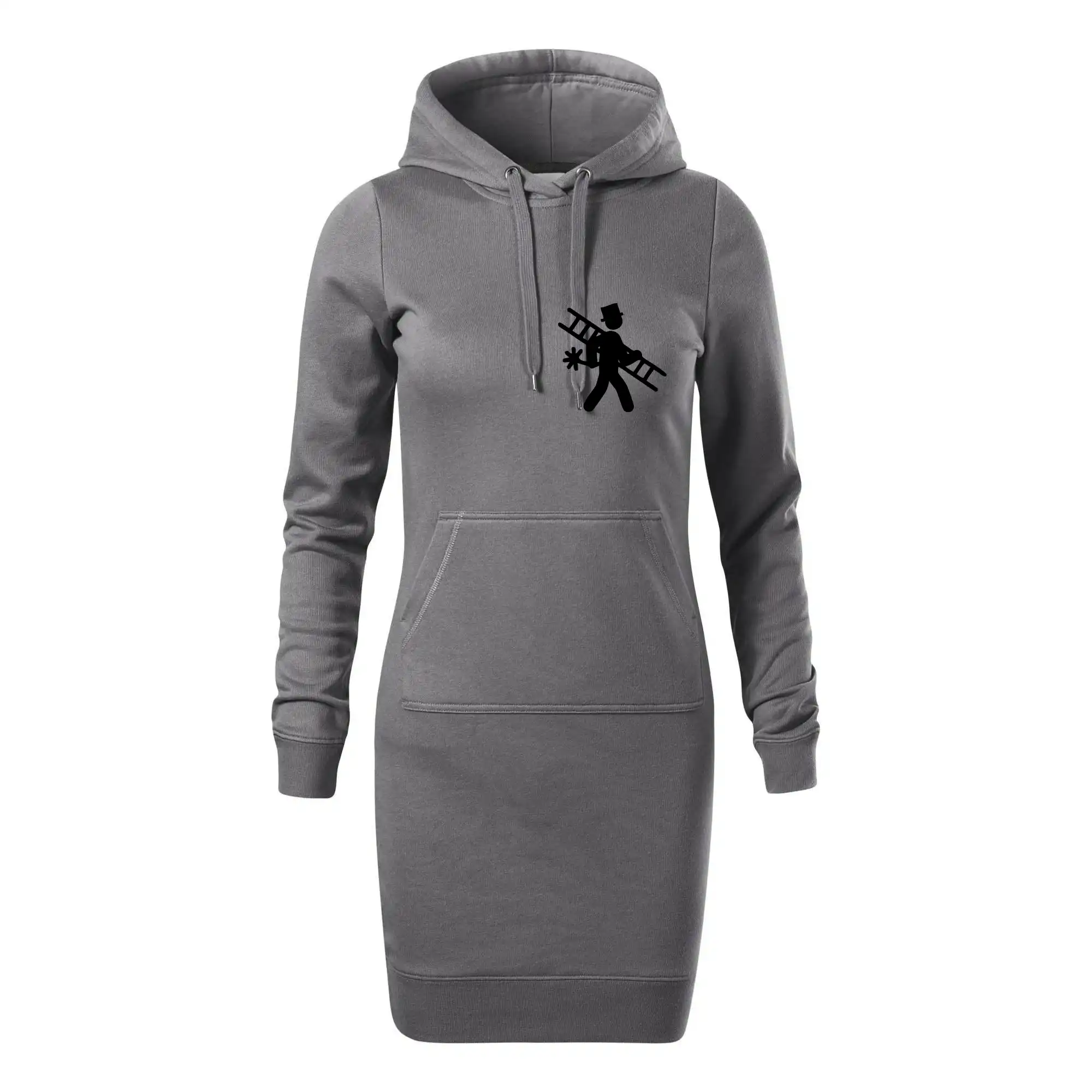 Kominík logo + nápis na zádech