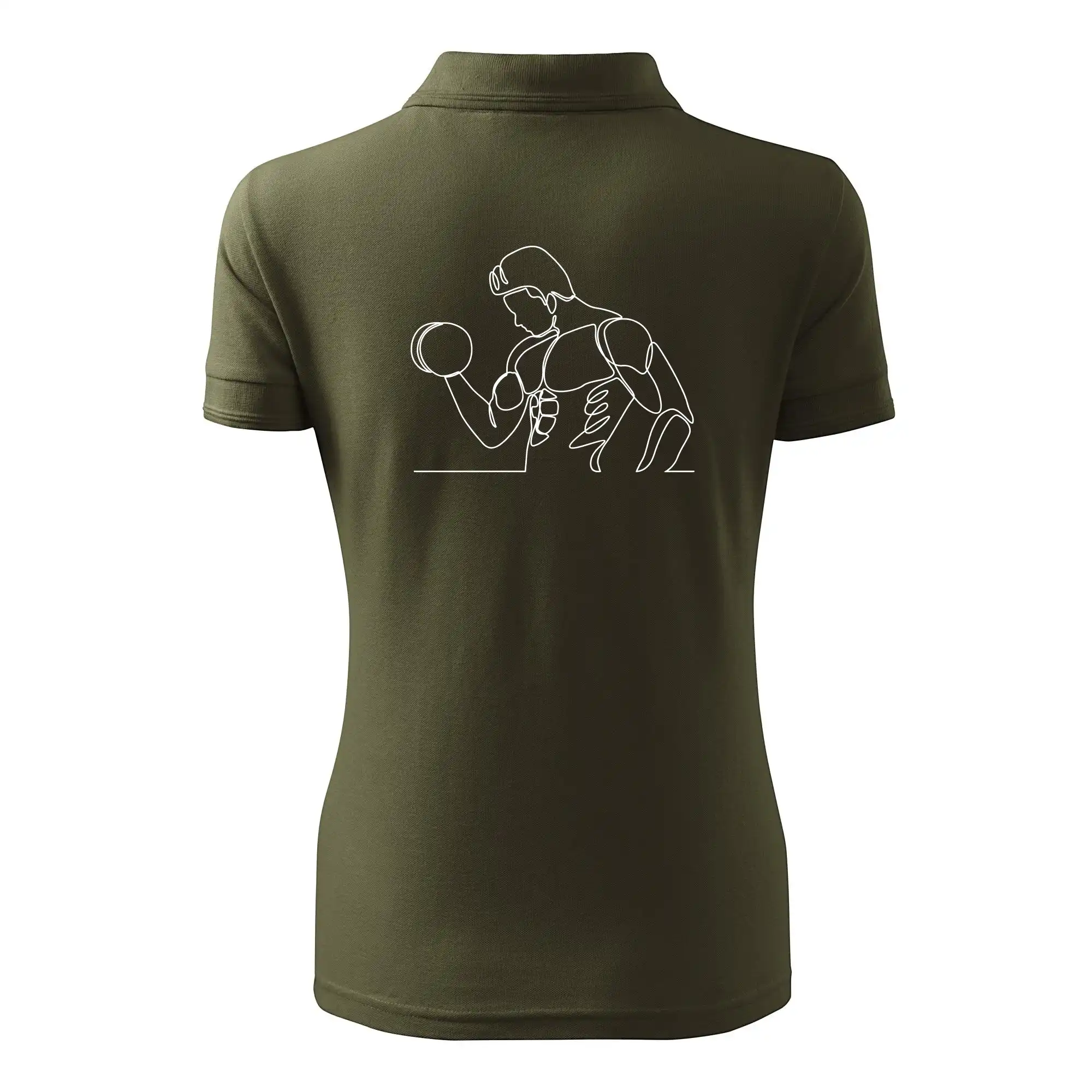 Fitness muž jedním tahem