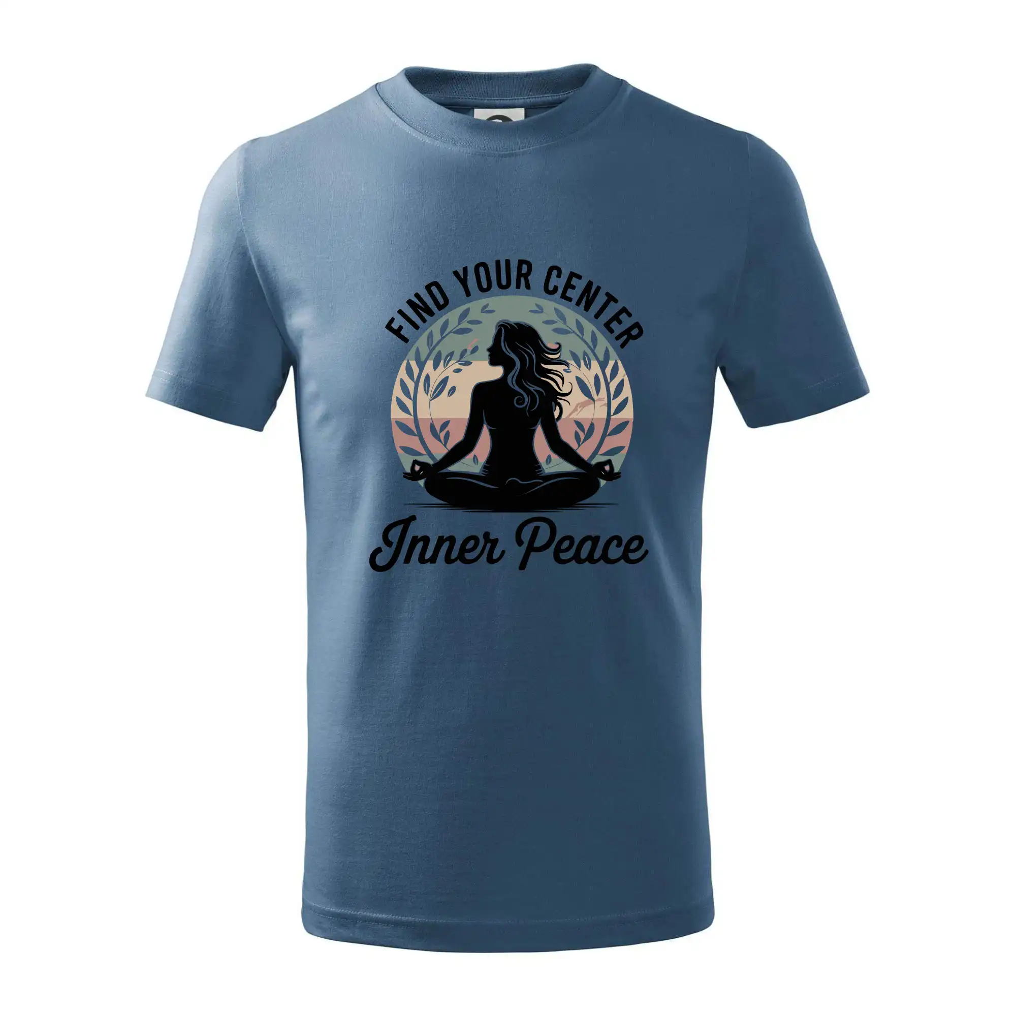 Tričká na jógu - Yoga Inner Peace - Tričko detské bavlnené