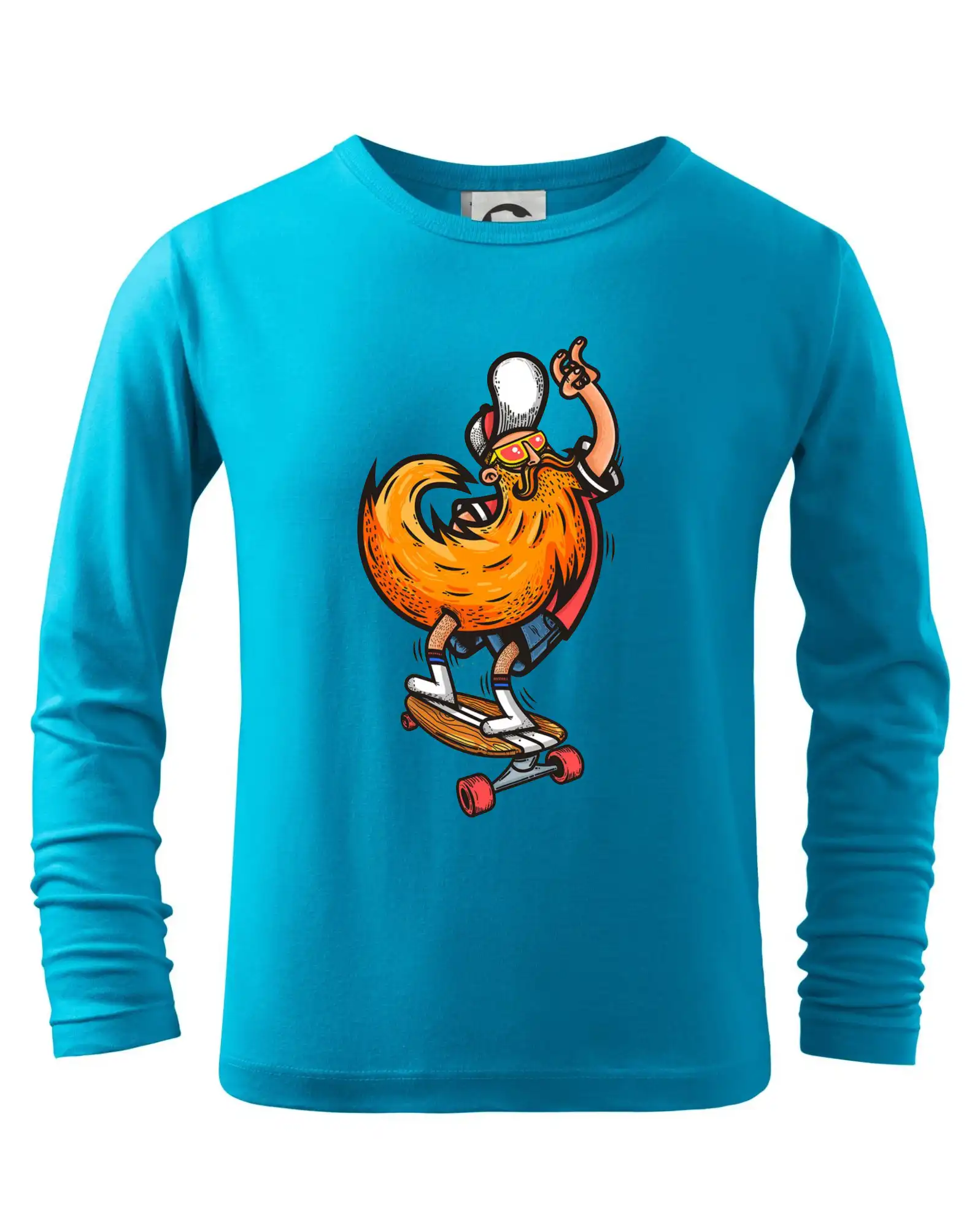 Tričká s fúzikmi - Mustache board - Tričko detské Long Sleeve