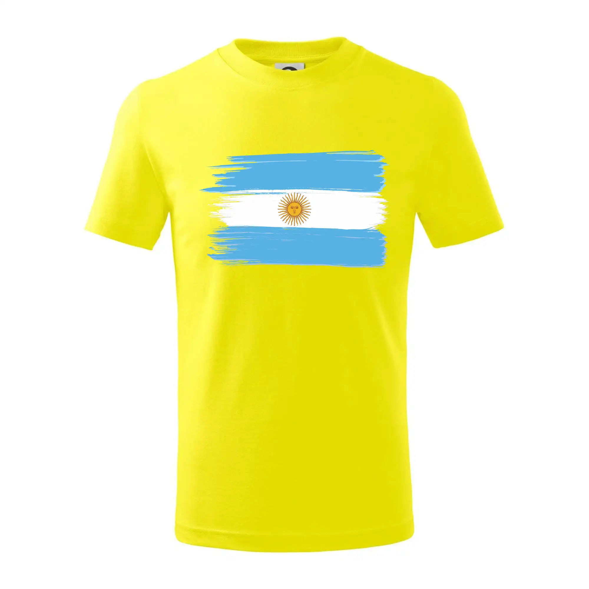 Argentina vlajka kreslená štětkou
