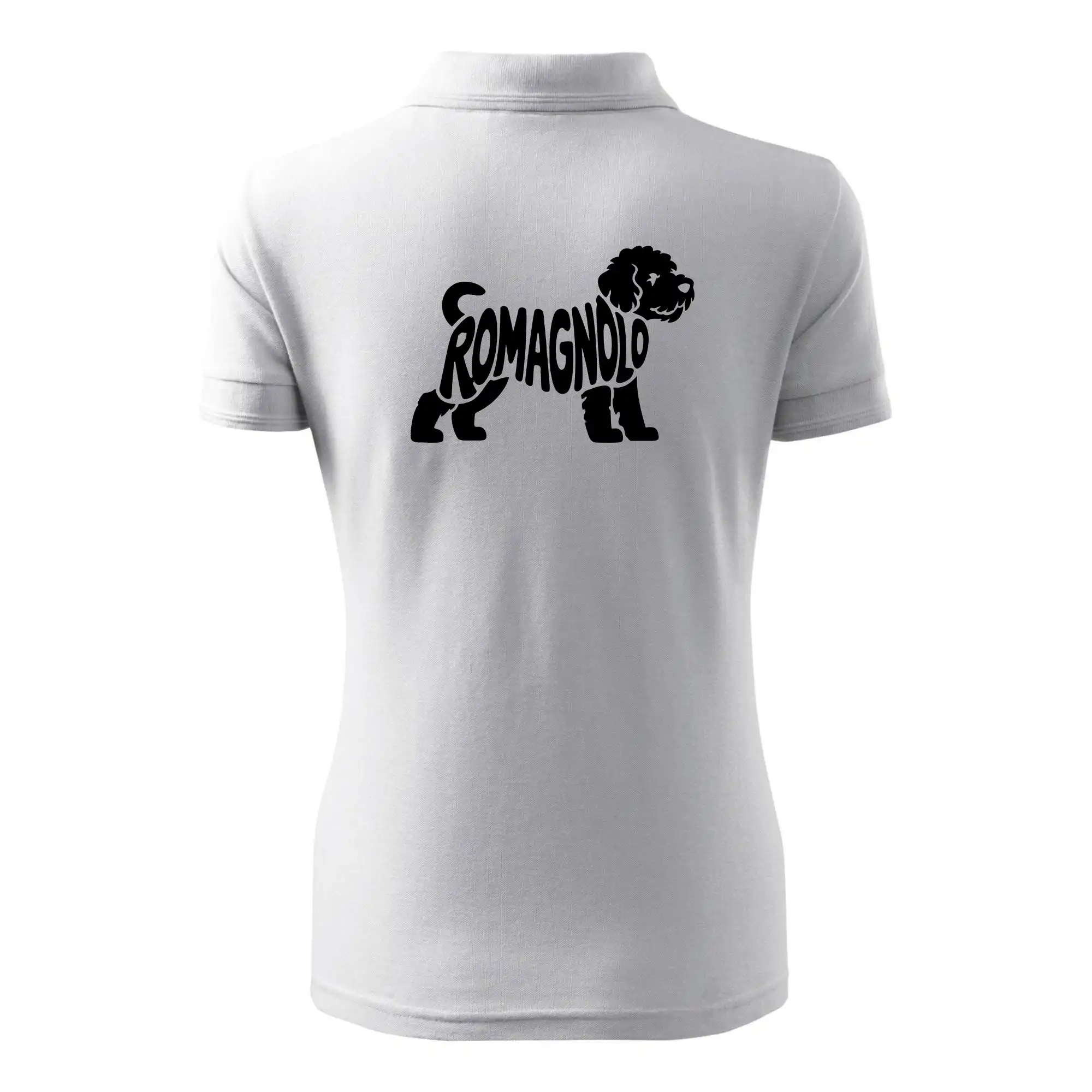 Ostatné psie plemená - Romagnolo nápis v tele - Polokošeľa dámska Pique Polo