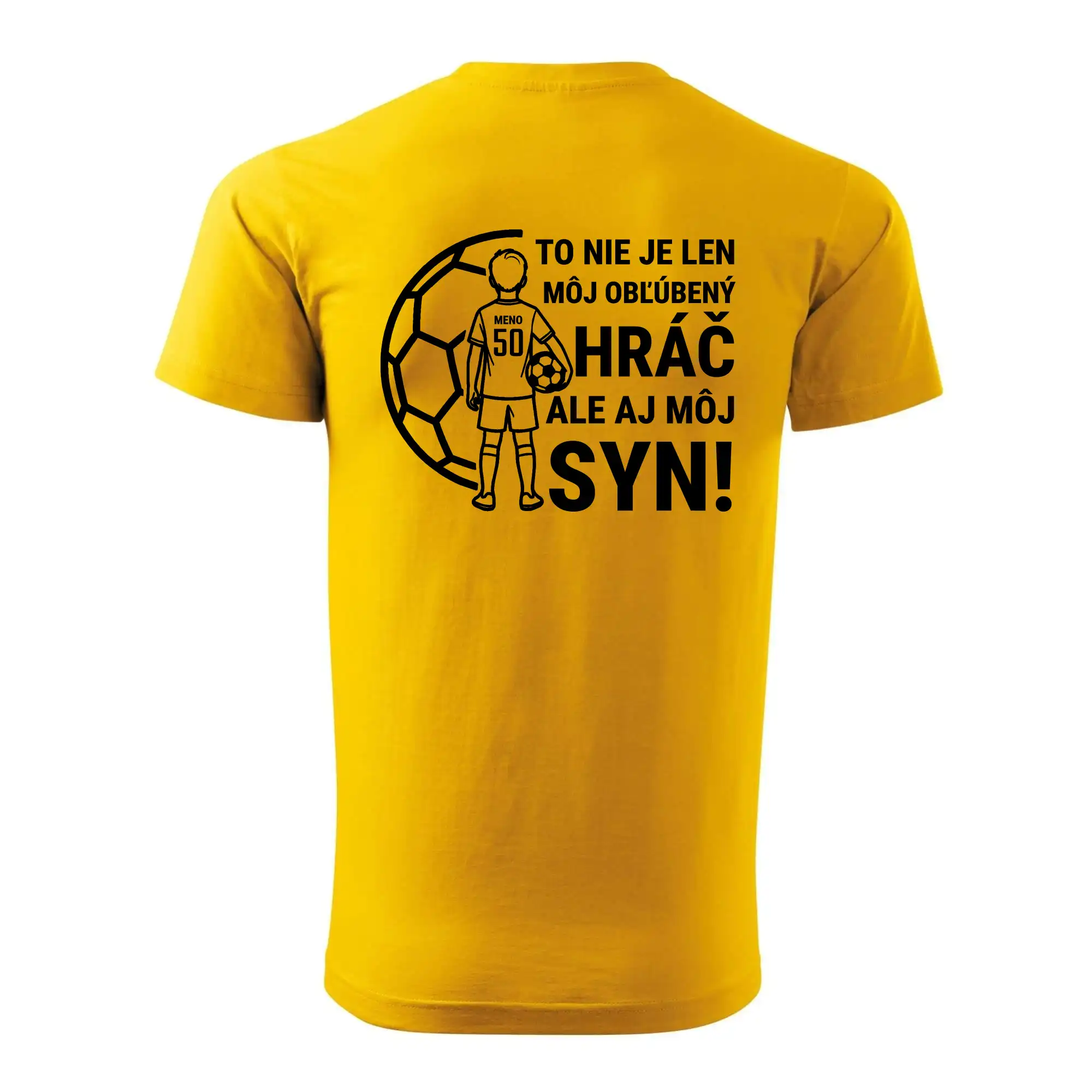 Futbalový otec  - Jeden syn (vaše meno a číslo)