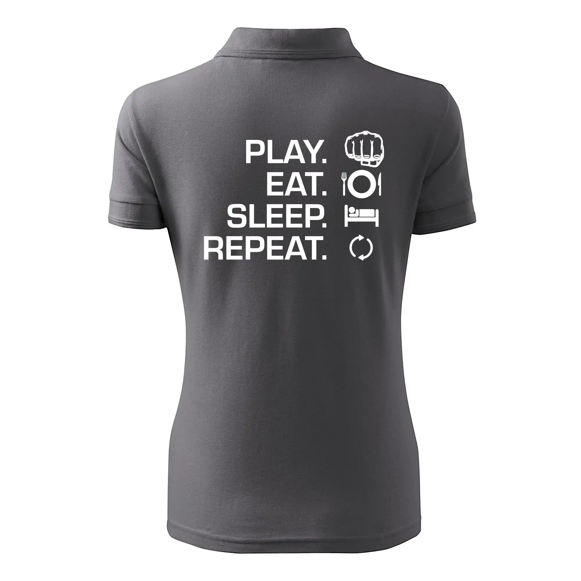 Tričká Karate - MMA eat sleep repeat - Polokošeľa dámska Pique Polo