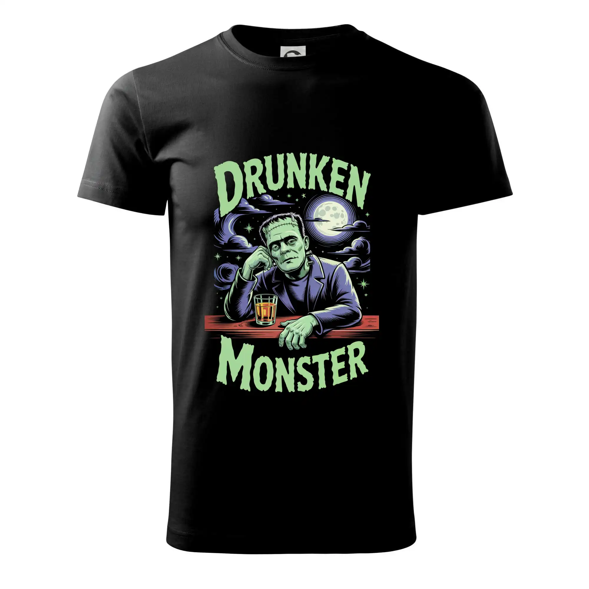 Vtipná tričká s motívmi pitie - ostatné - Drunken Monster - Pánske tričko nižšej gramáže
