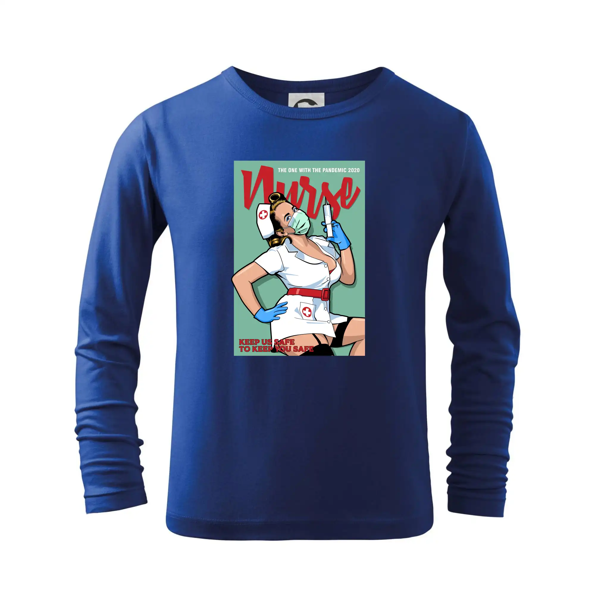 Nurse - keep us safe - Tričko detské Long Sleeve