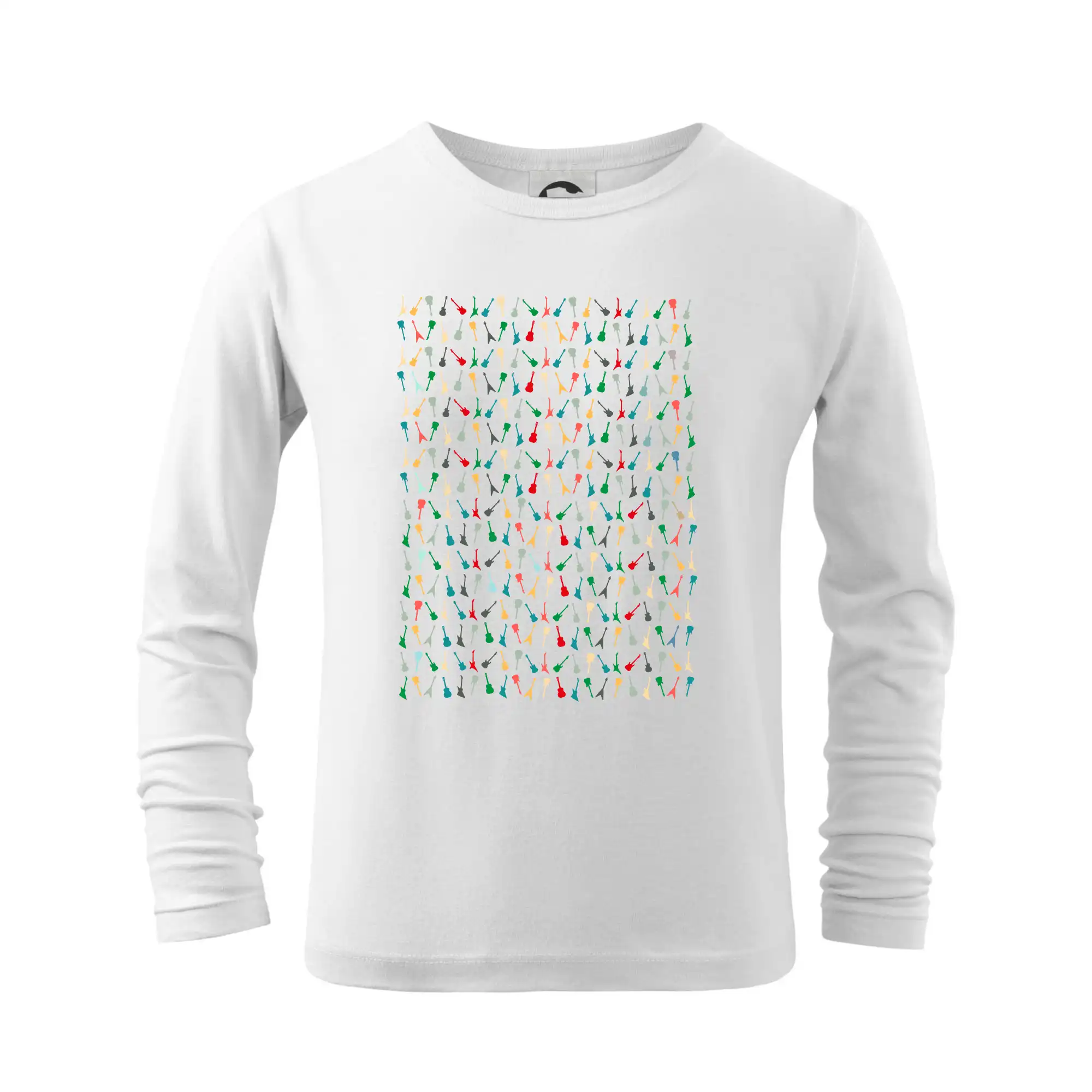 Gitary celé tričko - Tričko detské Long Sleeve