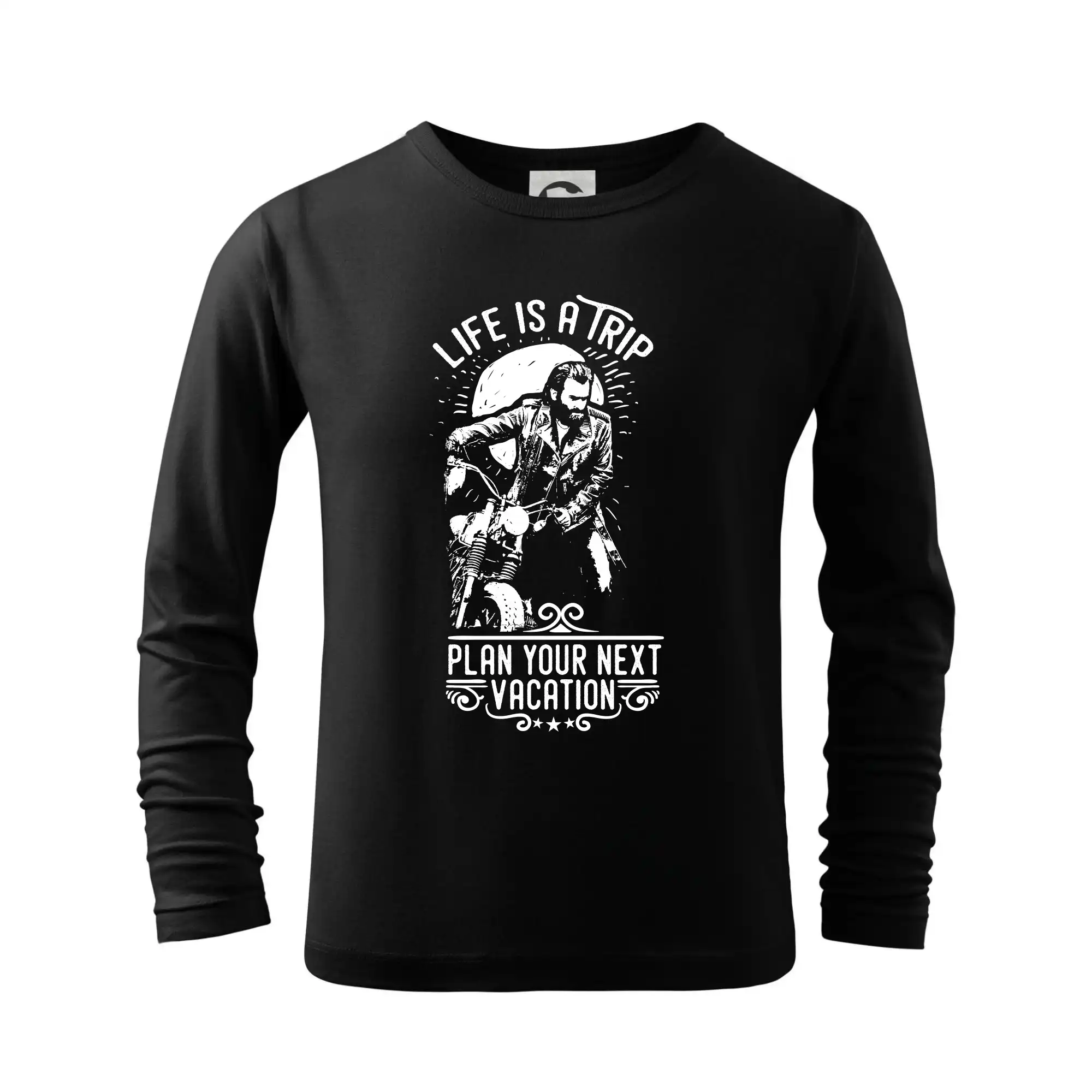 Tričká pre motorkárov¨ - Life Is a Trip - Tričko detské Long Sleeve