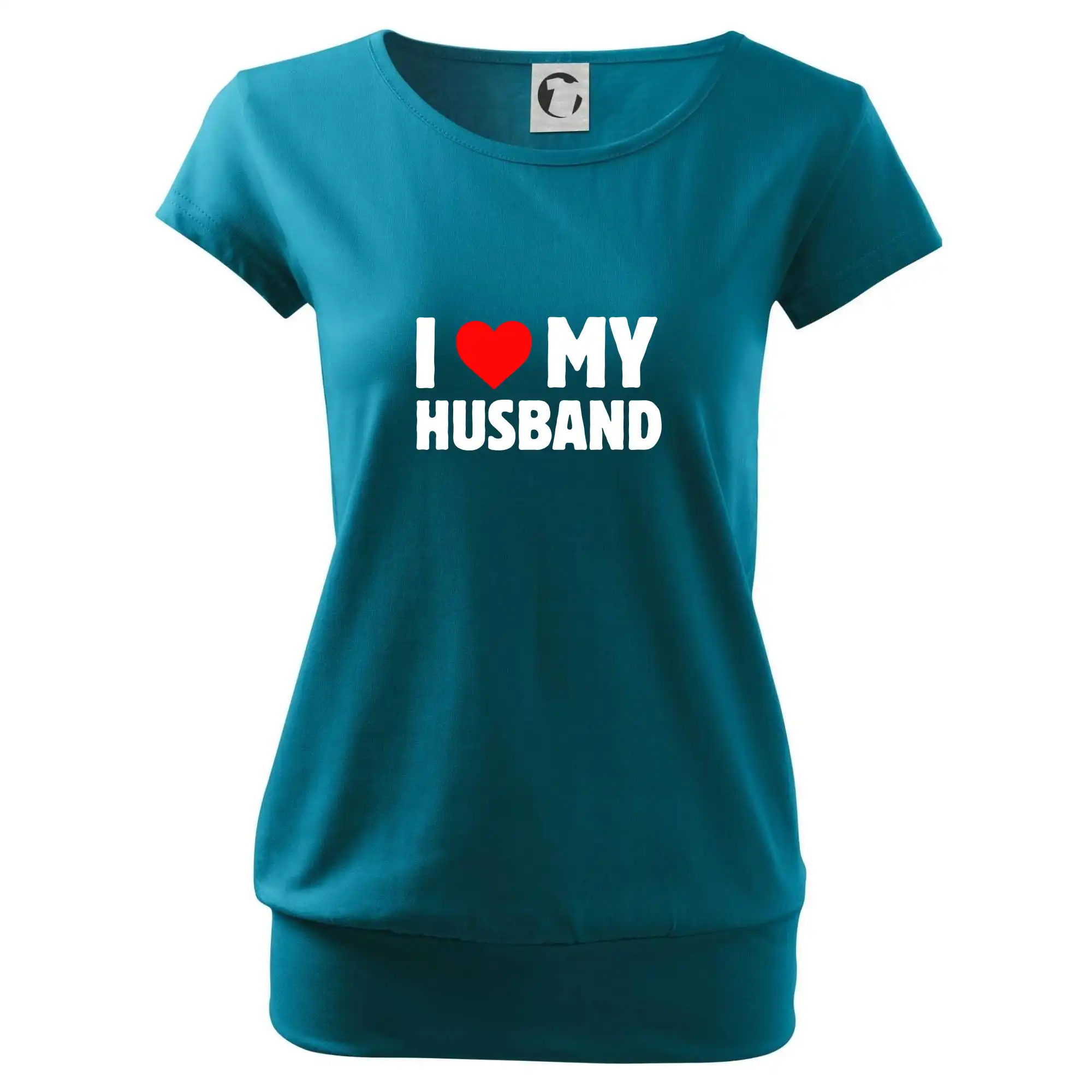 Tričká pre zamilovaných - I love my husband - Voľné tričko city