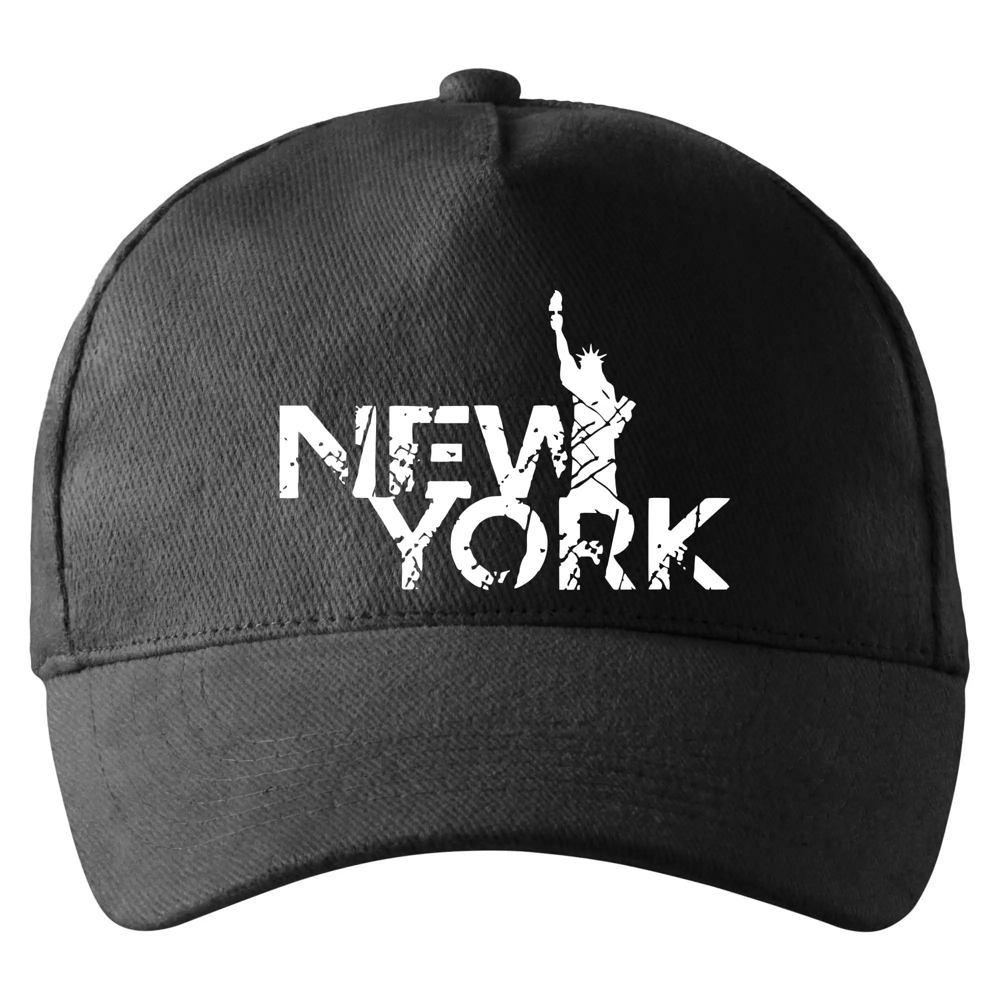 Tričká USA - New York retro - Šiltovka so zahnutým šiltom a mosaznou sponou