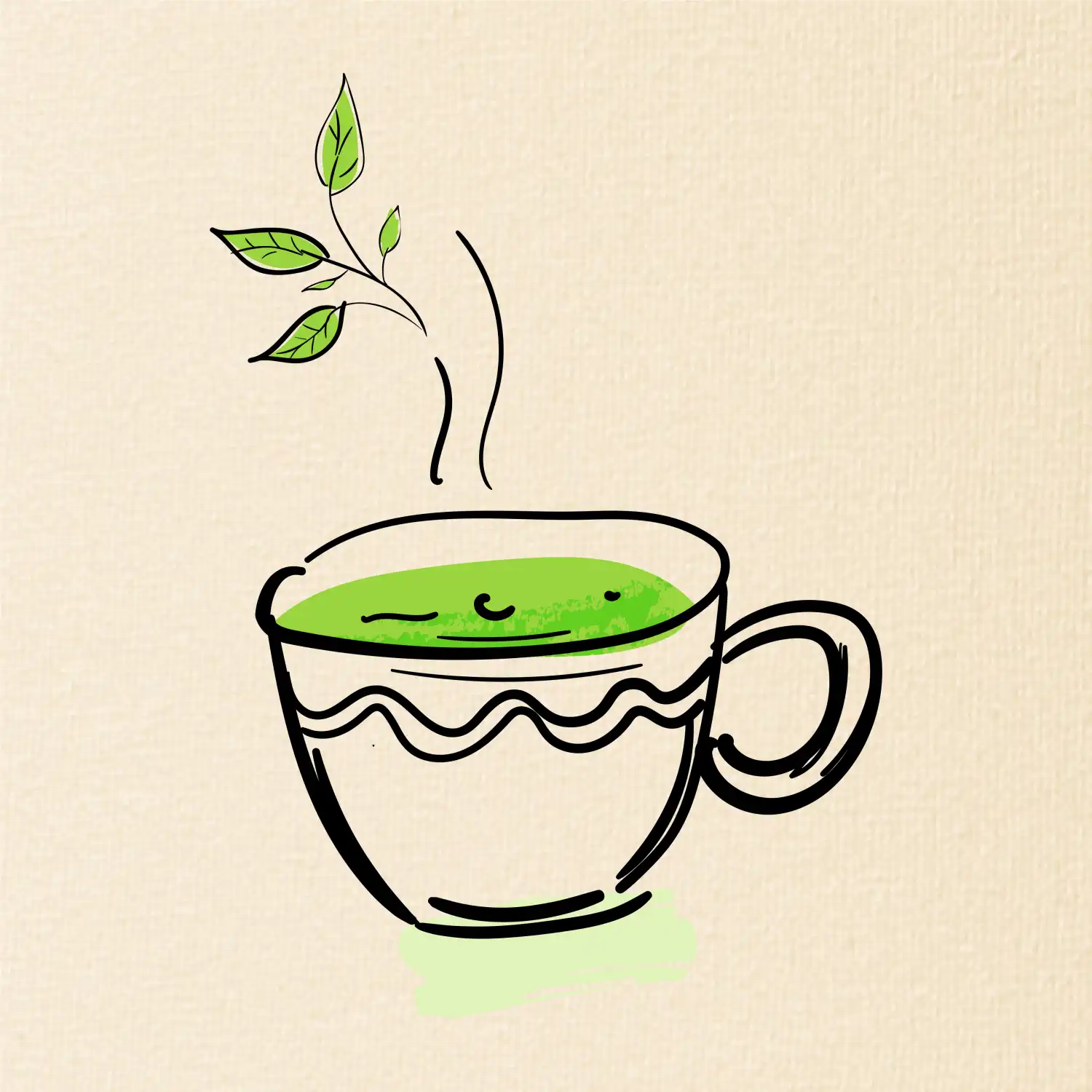 Hot matcha