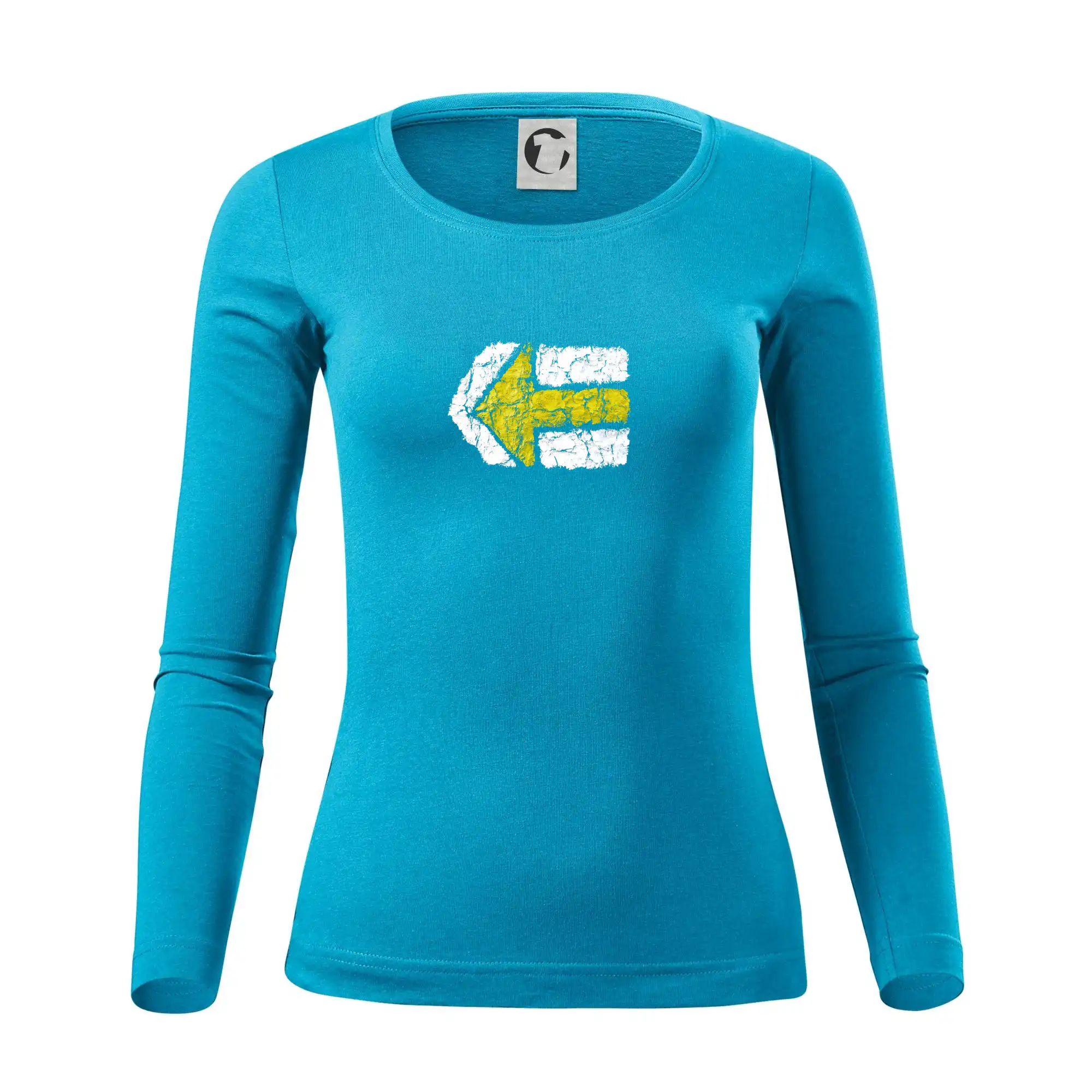 Párová turistická značka žlutá