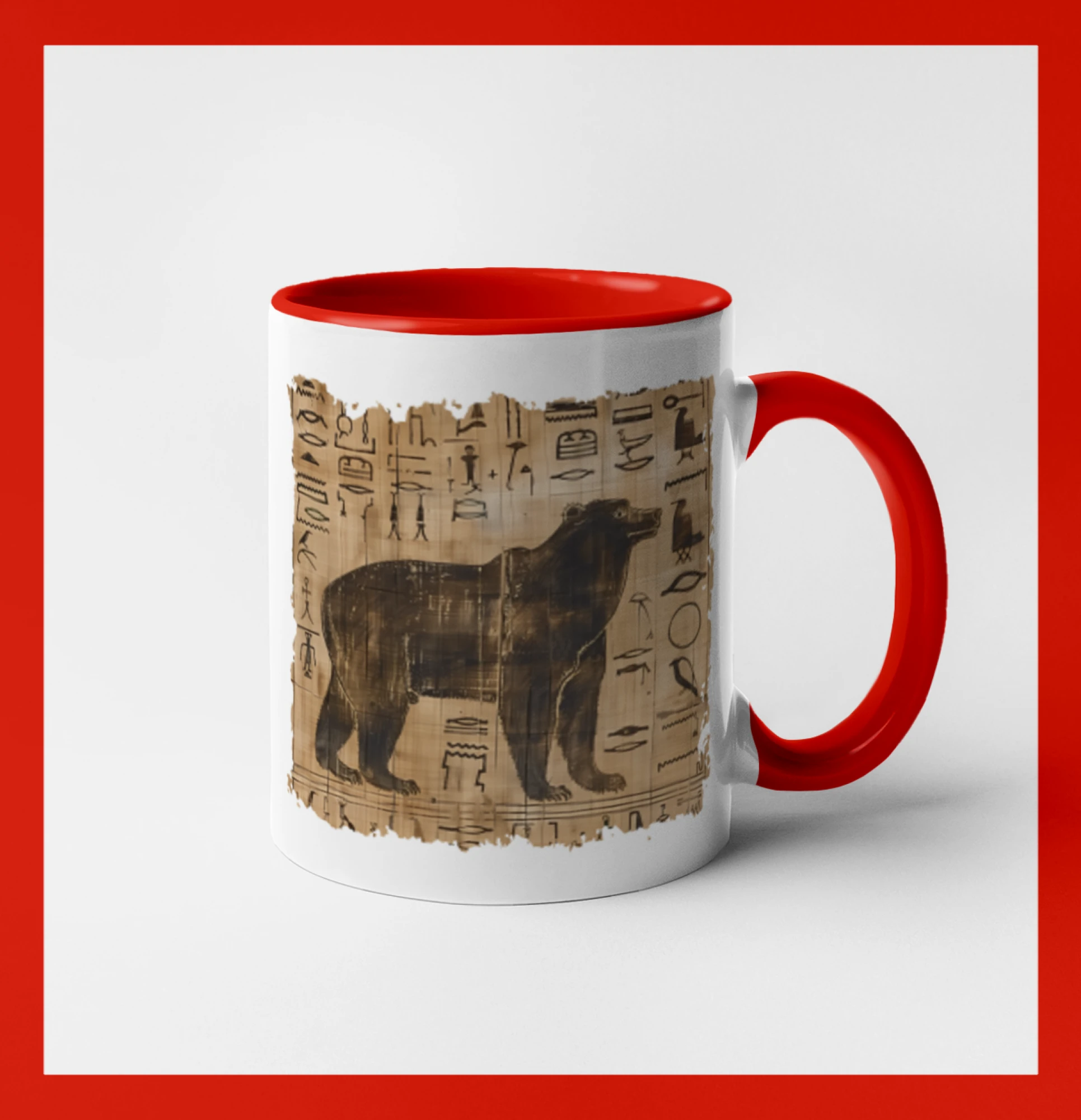 Egyptské hieroglyfy medvěd