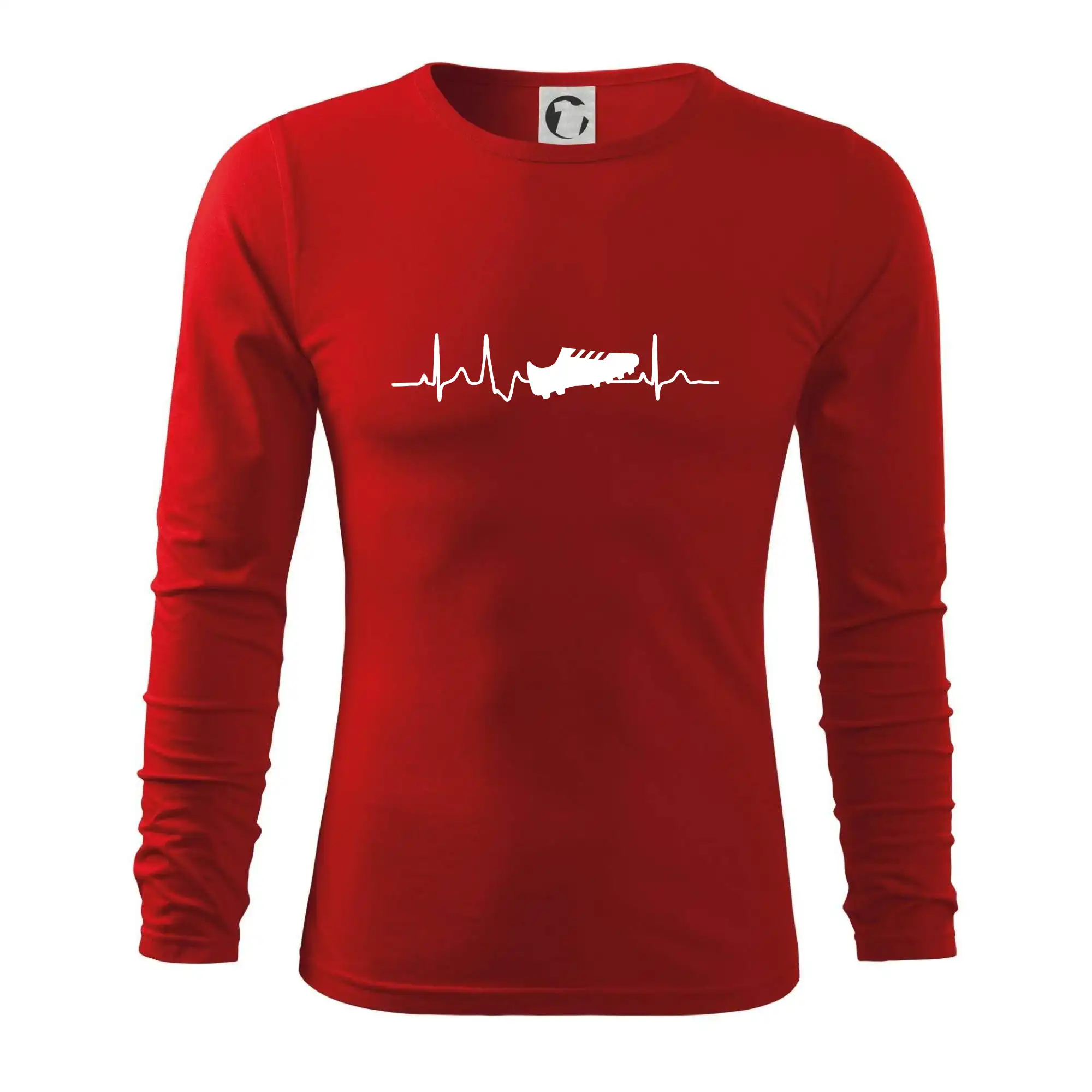 Tričká pre futbalistov - Ekg futbal kopačka - Tričko s dlhým rukávom FIT-T long sleeve