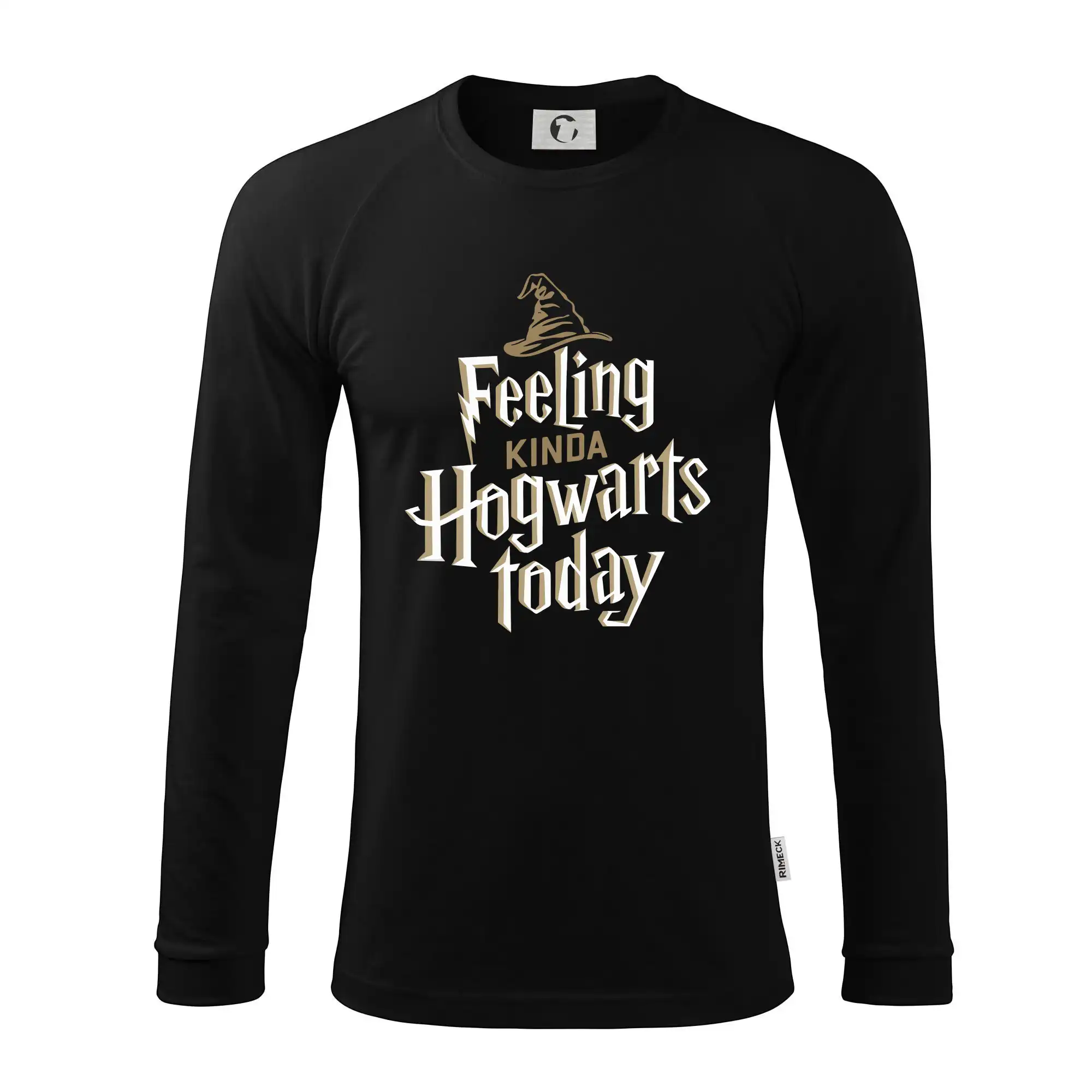 Filmové tričká - Feeling kinda Hogwarts today - Pánske tričko s dlhým rukávom LS130