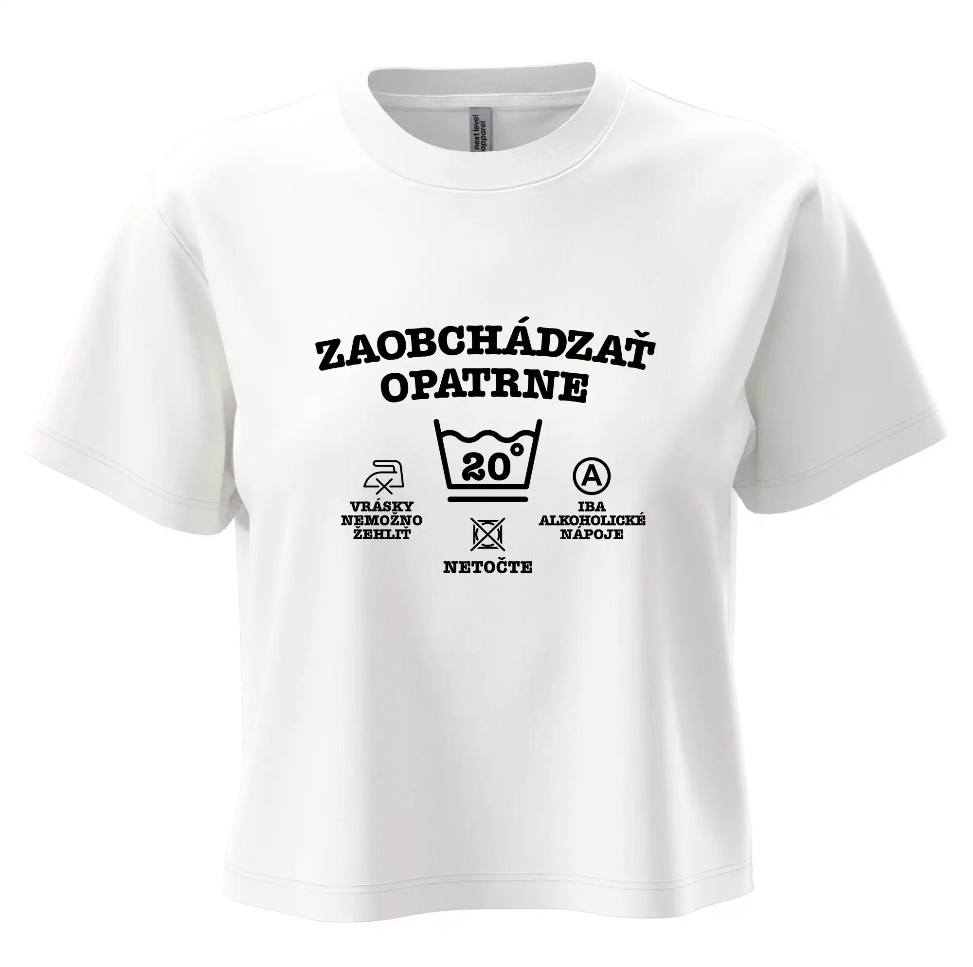 Tričká k narodeninám - Zaobchádzať opatrne 20 - Boxy cropped tričko OVERSIZE