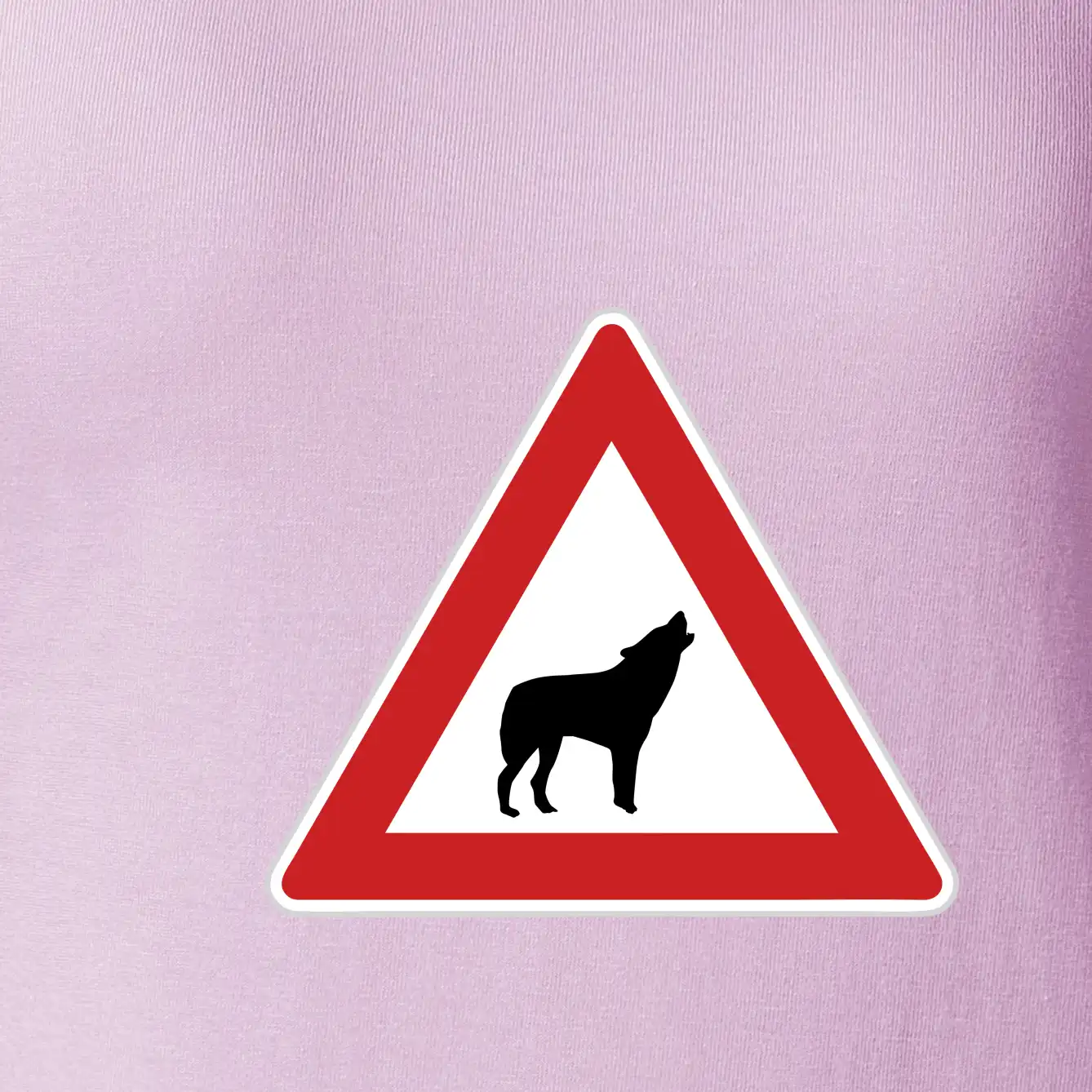 Dopravní značka - Pozor vlk