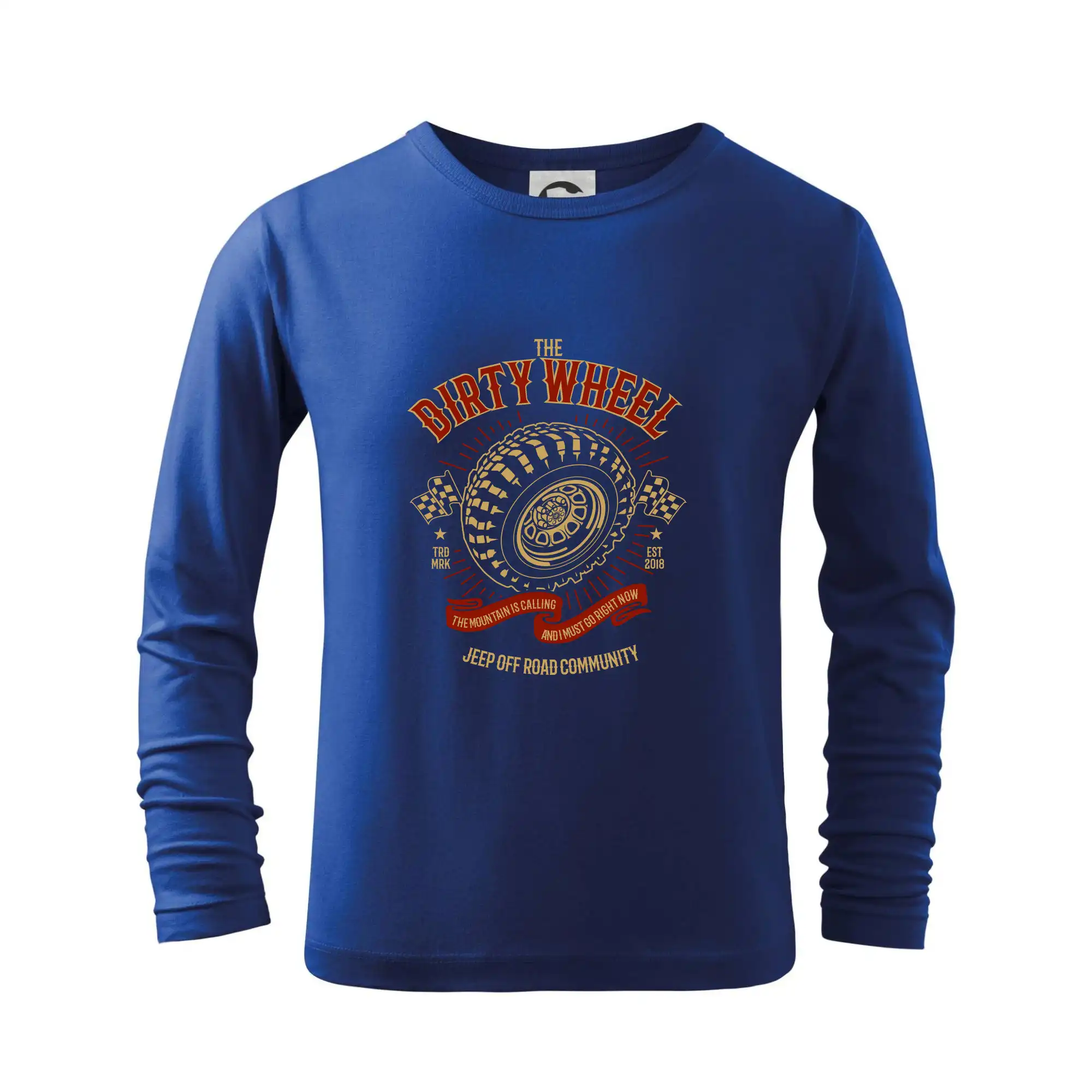 Auto tričká - The Dirty Wheel - Tričko detské Long Sleeve