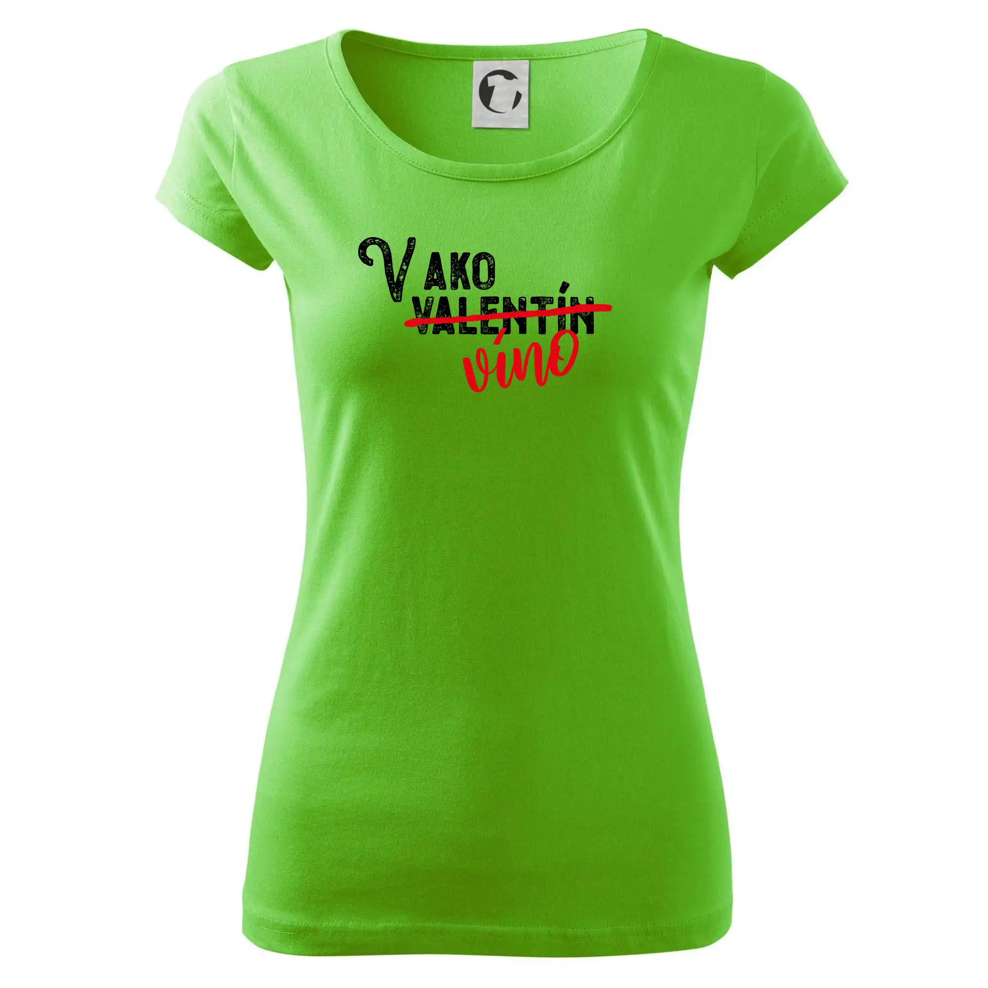 V ako Valentín víno