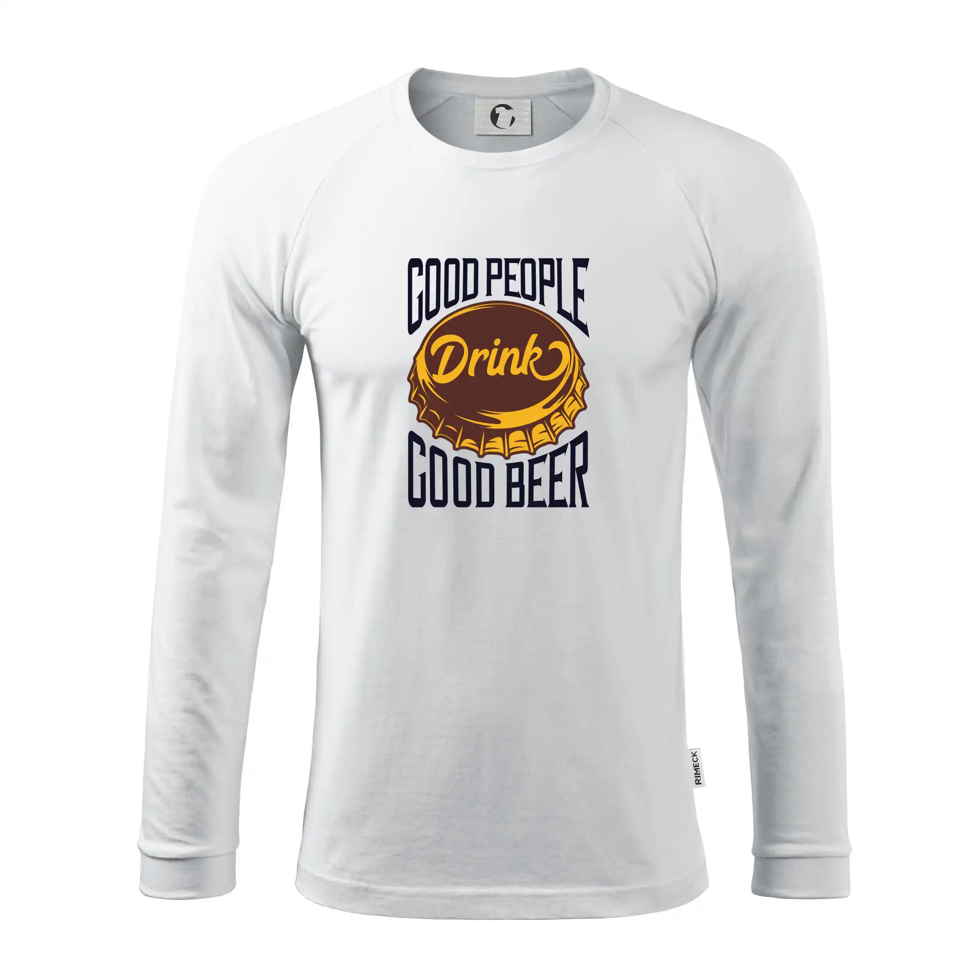 Vtipná tričká pre pivárov - Good People Drink good Beer - Pánske tričko s dlhým rukávom LS130
