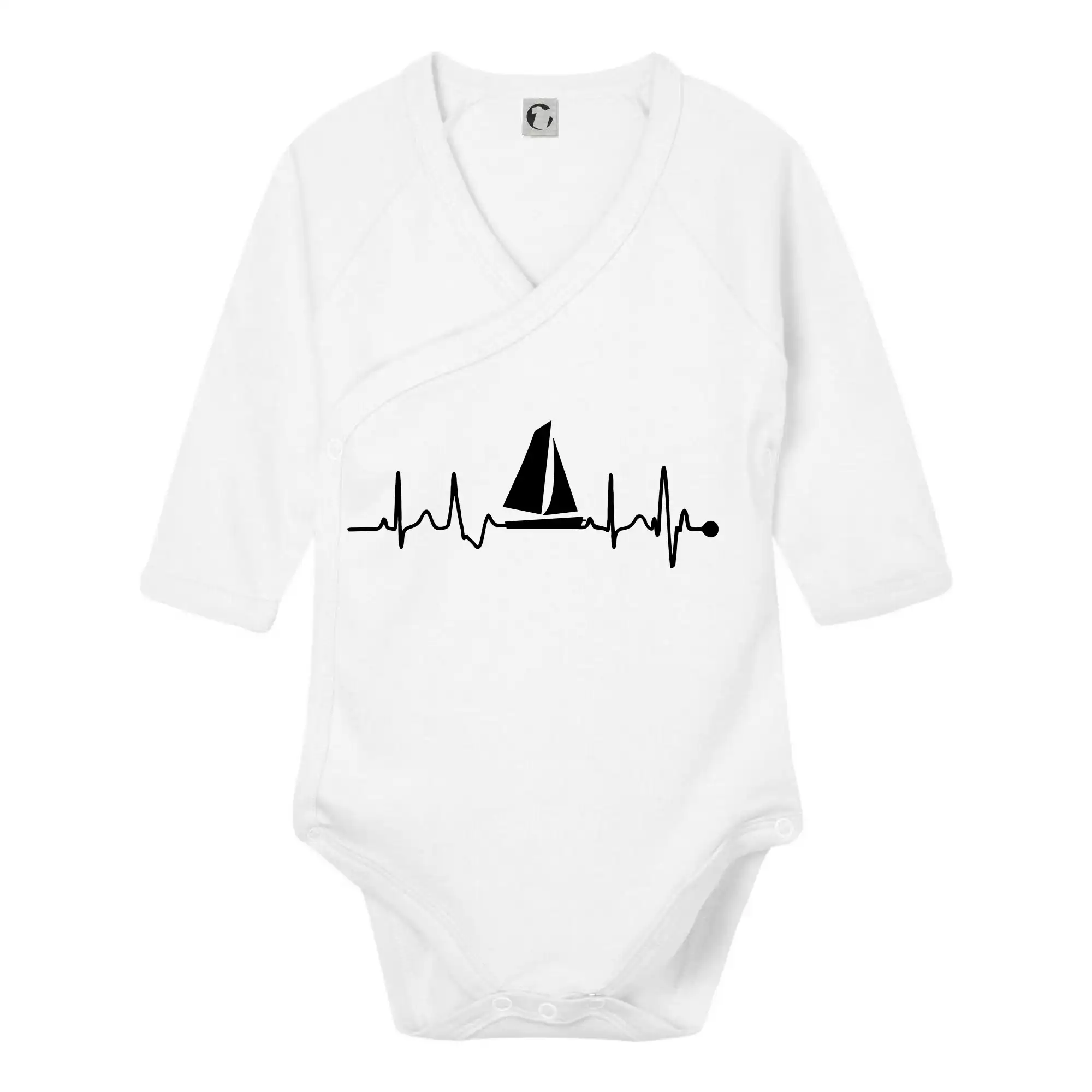 Vodácke tričká - Plachtenie EKG - Body zavinovacie s dlhým rukávom