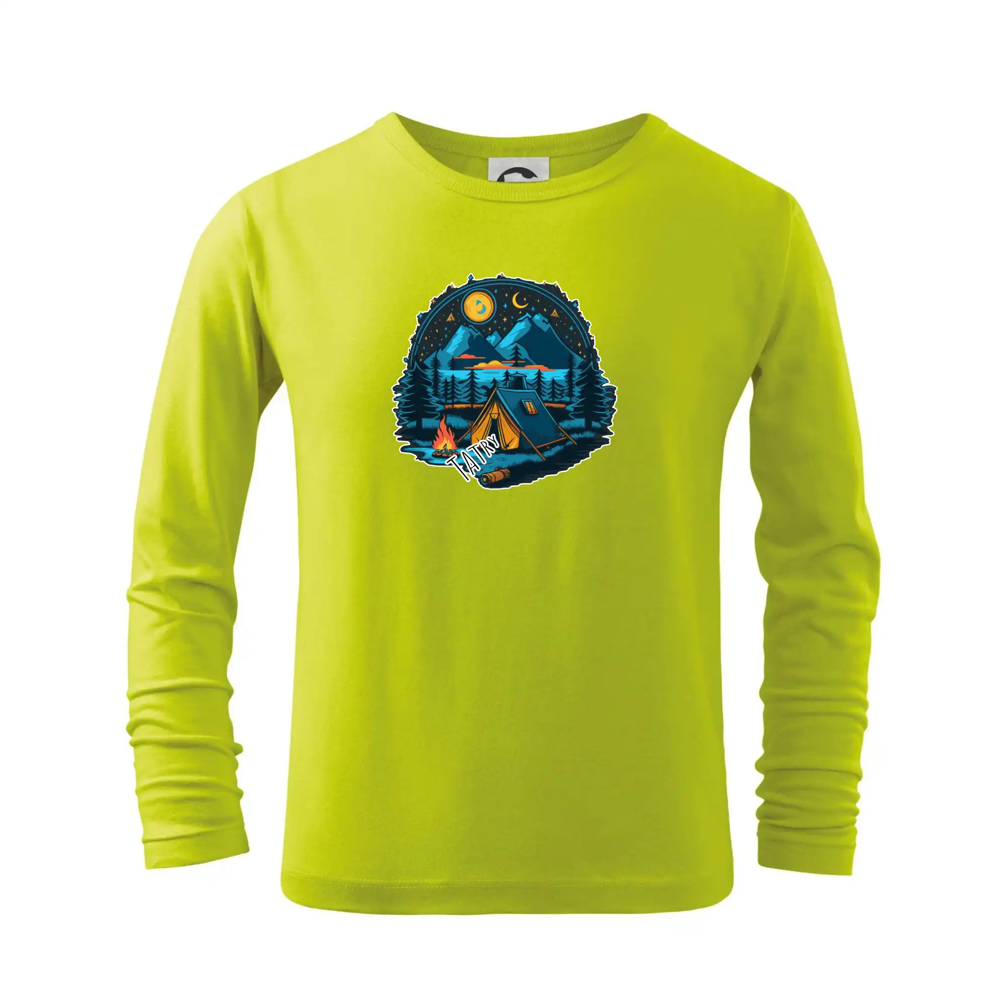 Trička na kempovanie - Tatry pod stanom - Tričko detské Long Sleeve