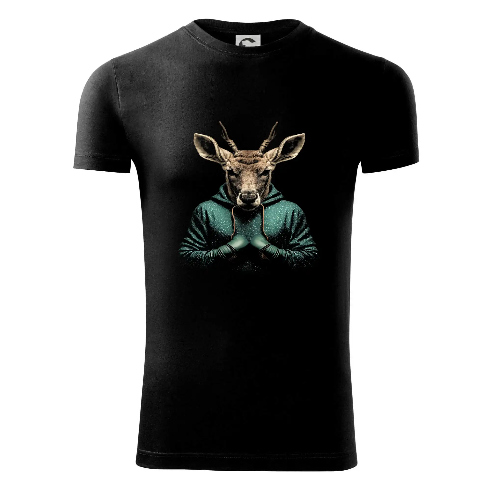 Tričká so zvieratami - Jelen boxer - Viper FIT - Pánske zúžené tričko