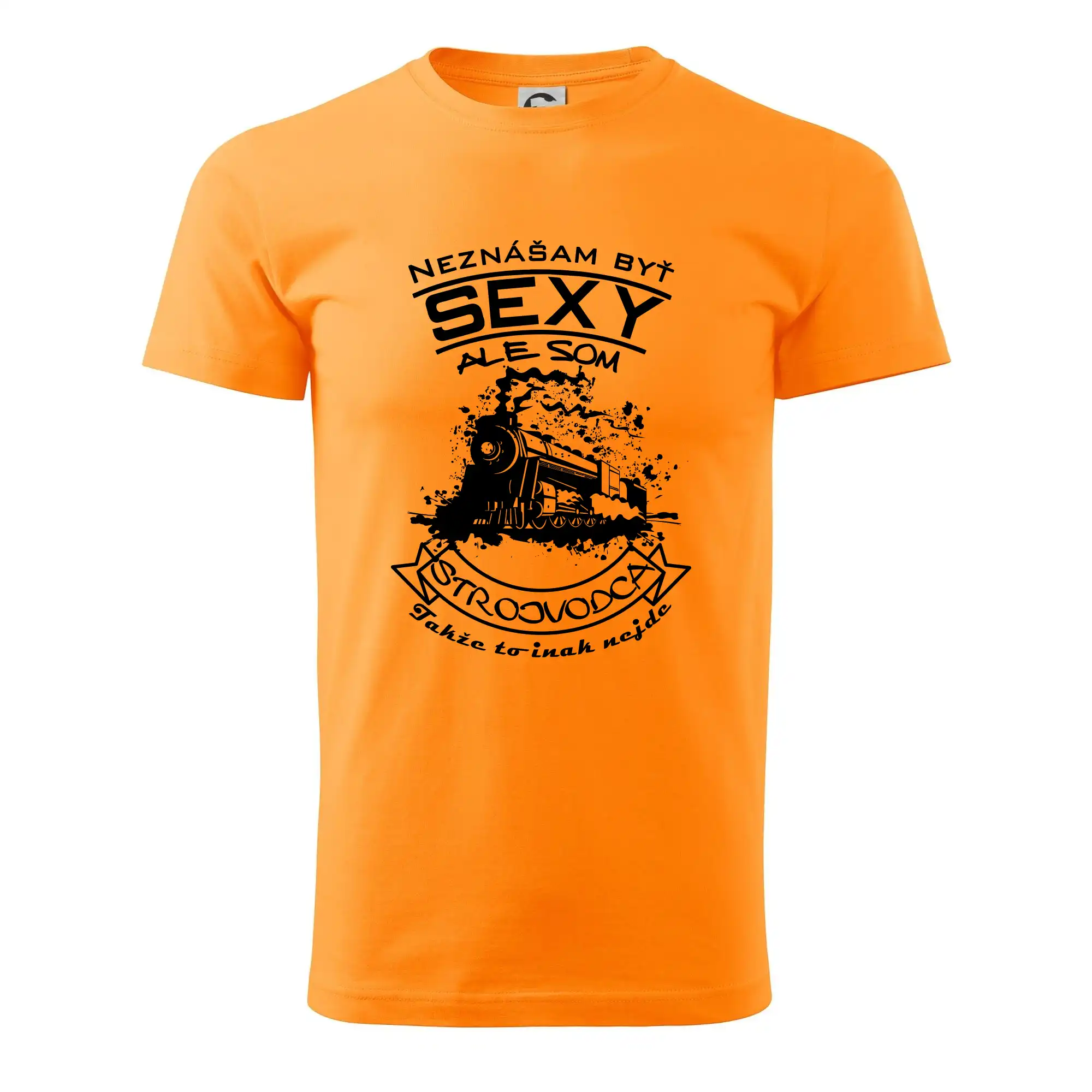 Neznášam byť sexy - Neznášam byť sexy - Strojvodca - Klasické pánske tričko vyššej gramáže