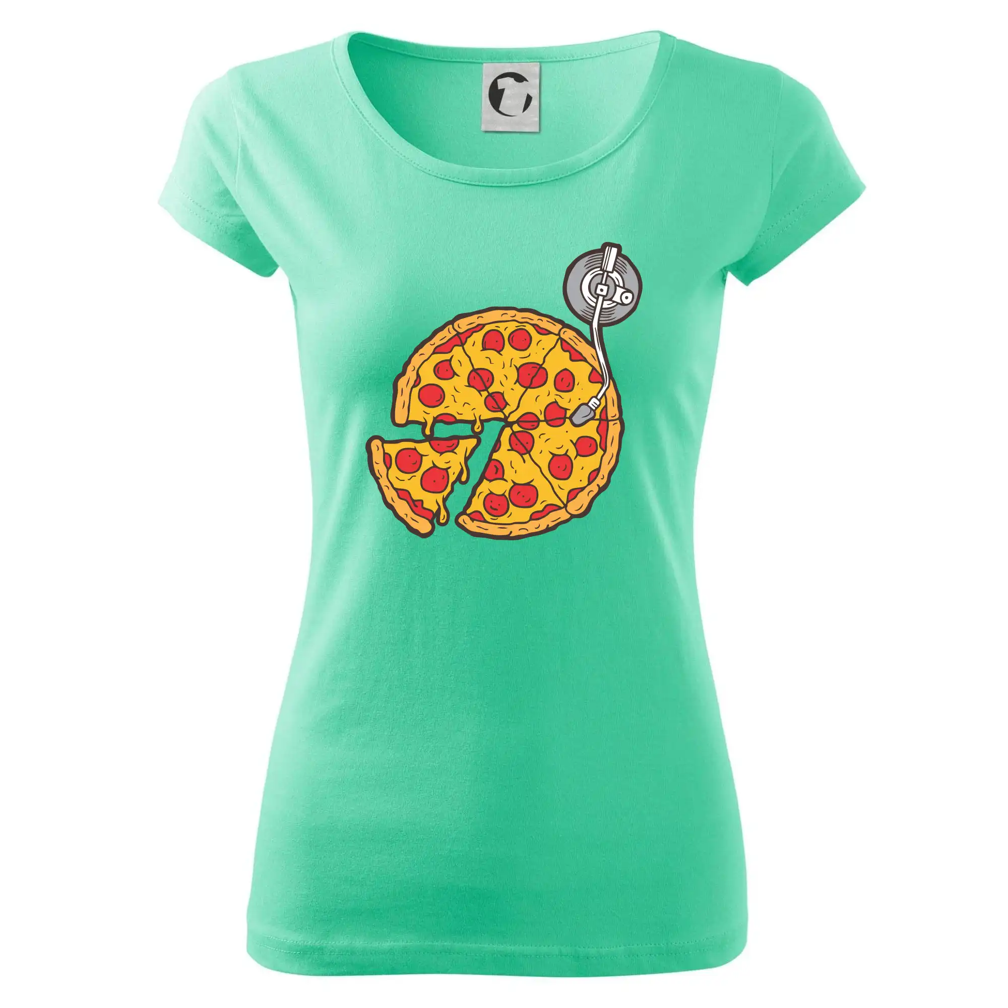 Pizza DJ - Dámske tričko Pure