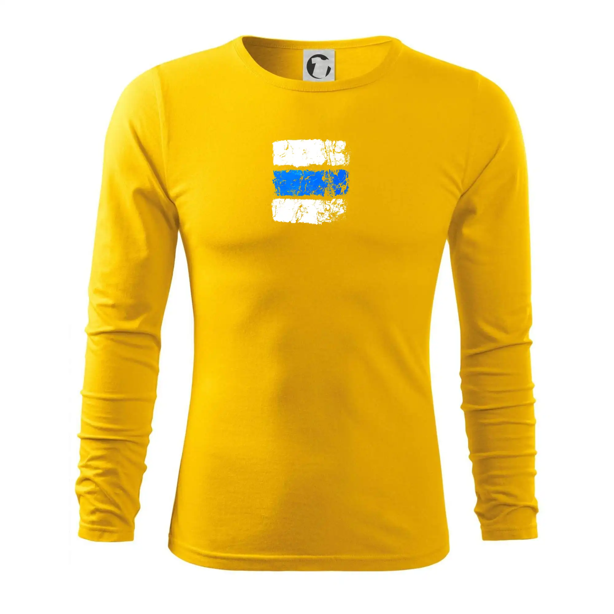 Trička pre cestovateľov - Turistická značka - modrá - Tričko s dlhým rukávom FIT-T long sleeve
