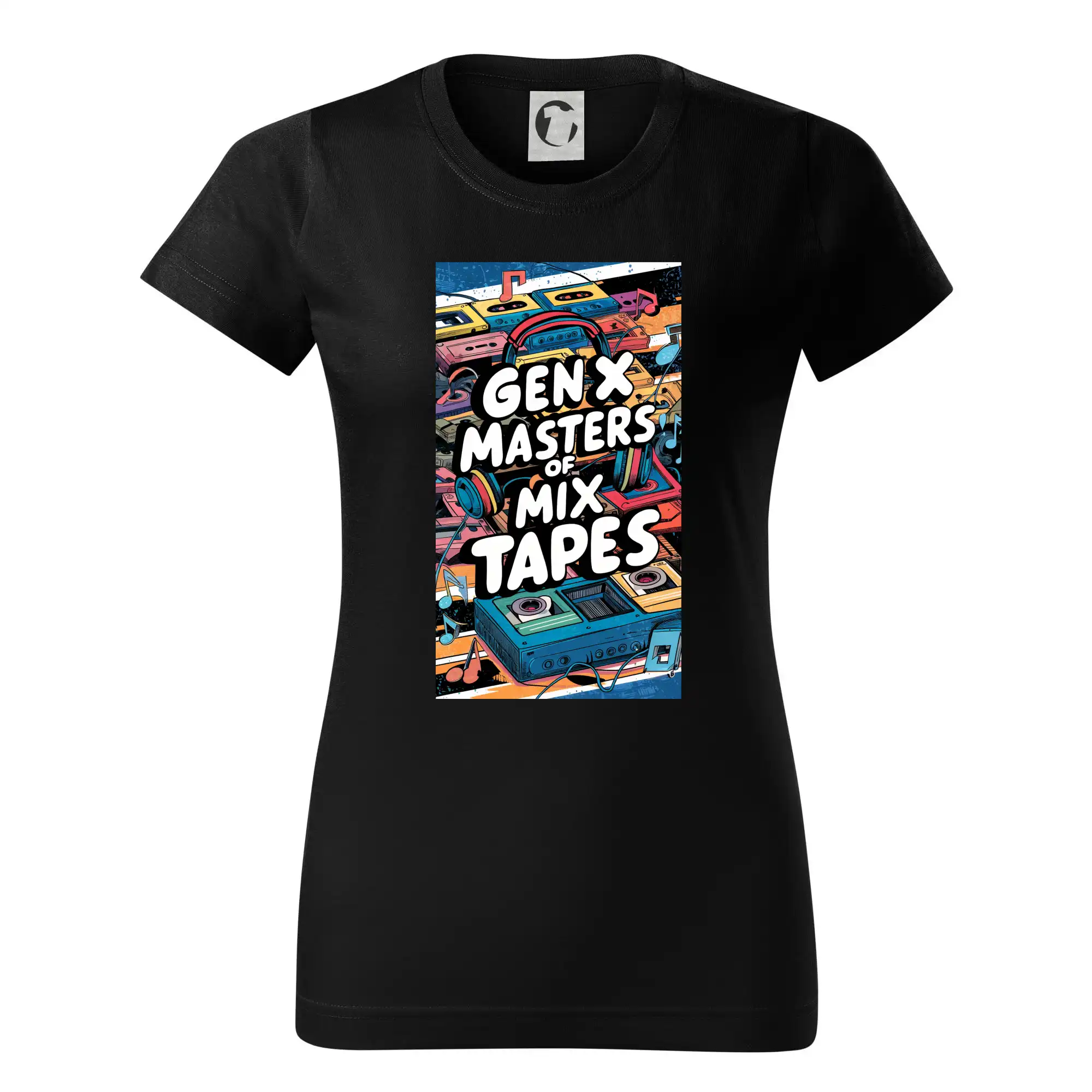 Tričká s motívmi ktoré frčia na internete - Generace X (Gen X) - Master od Tapes - Dámske tričko basic - ľahko voľnejšie a dlhšie