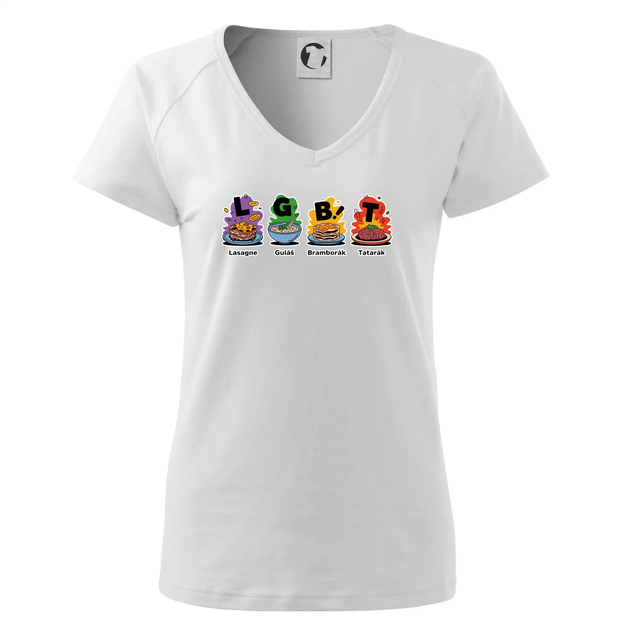 Tričká pre LGBT a Queer komunitu - LGBT - Lasagne, Guláš, Bramborák, Tatarák - Tričko dámske Dream