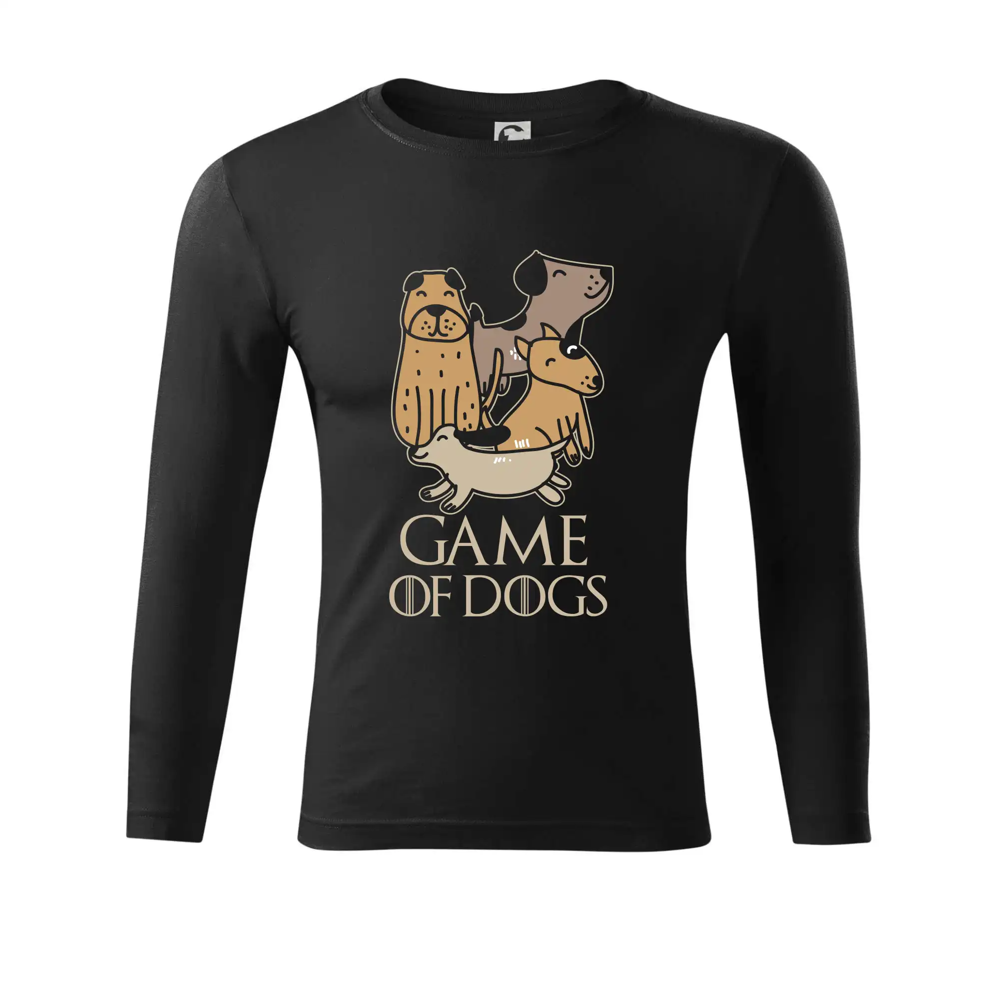 Ostatné psie plemená - Game of Dogs psi - Tričko Progress s dlhým rukávom