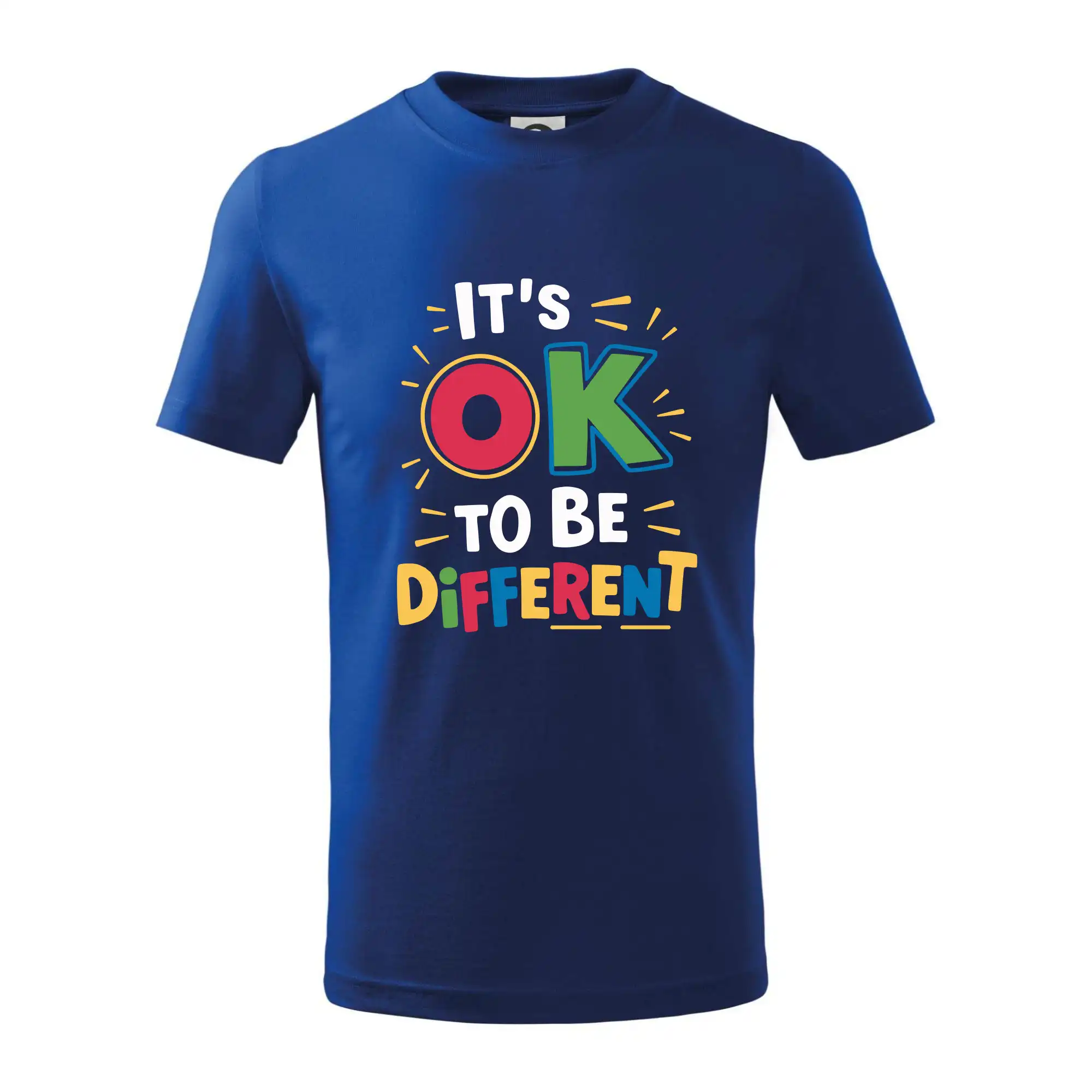 Tričká s motívom autizmu & osveta - It's OK to be different - Tričko detské bavlnené