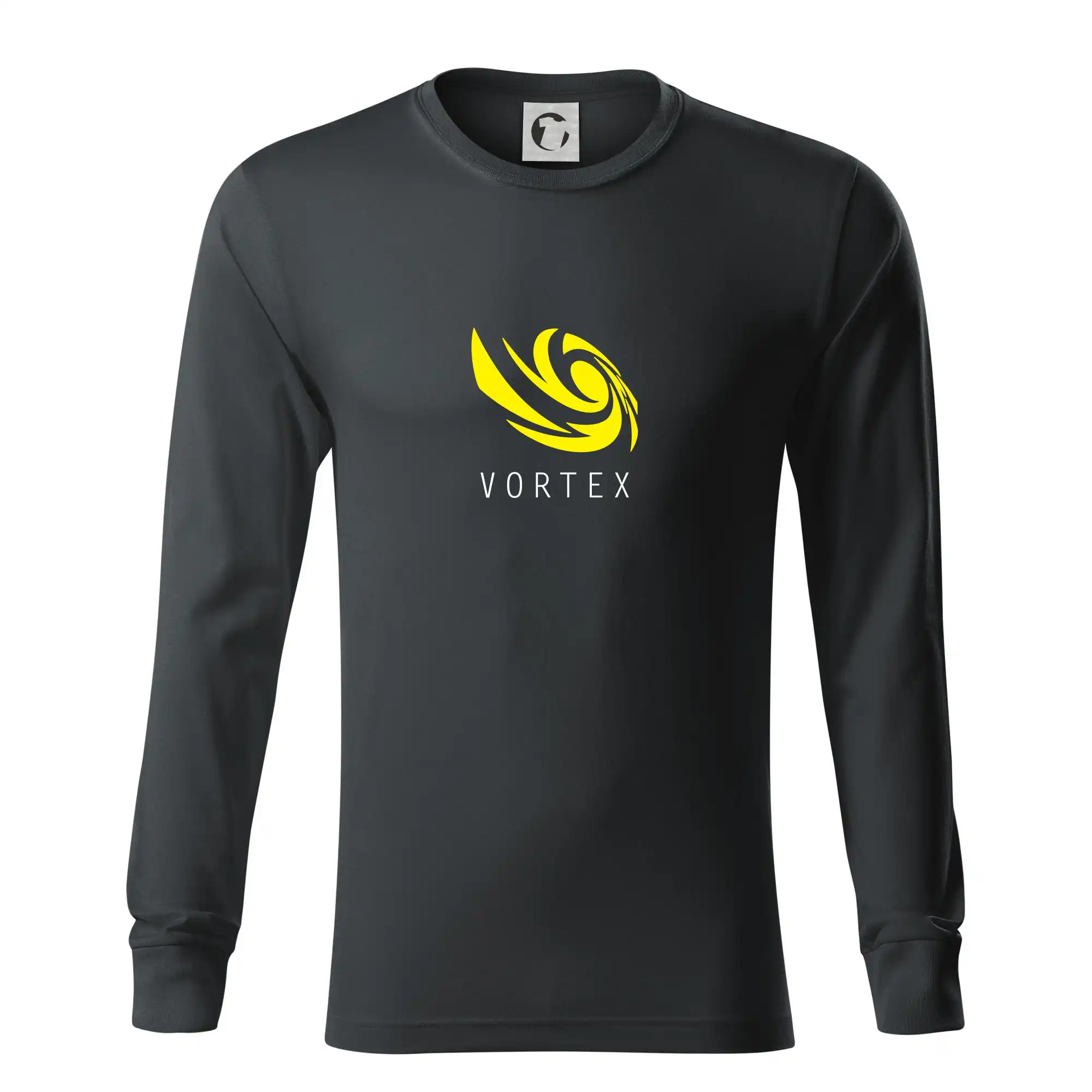 Tričká, mikiny a šiltovky pre Youtubery - Vortex logo farebné - Tričko s dlhým rukávom LS R05