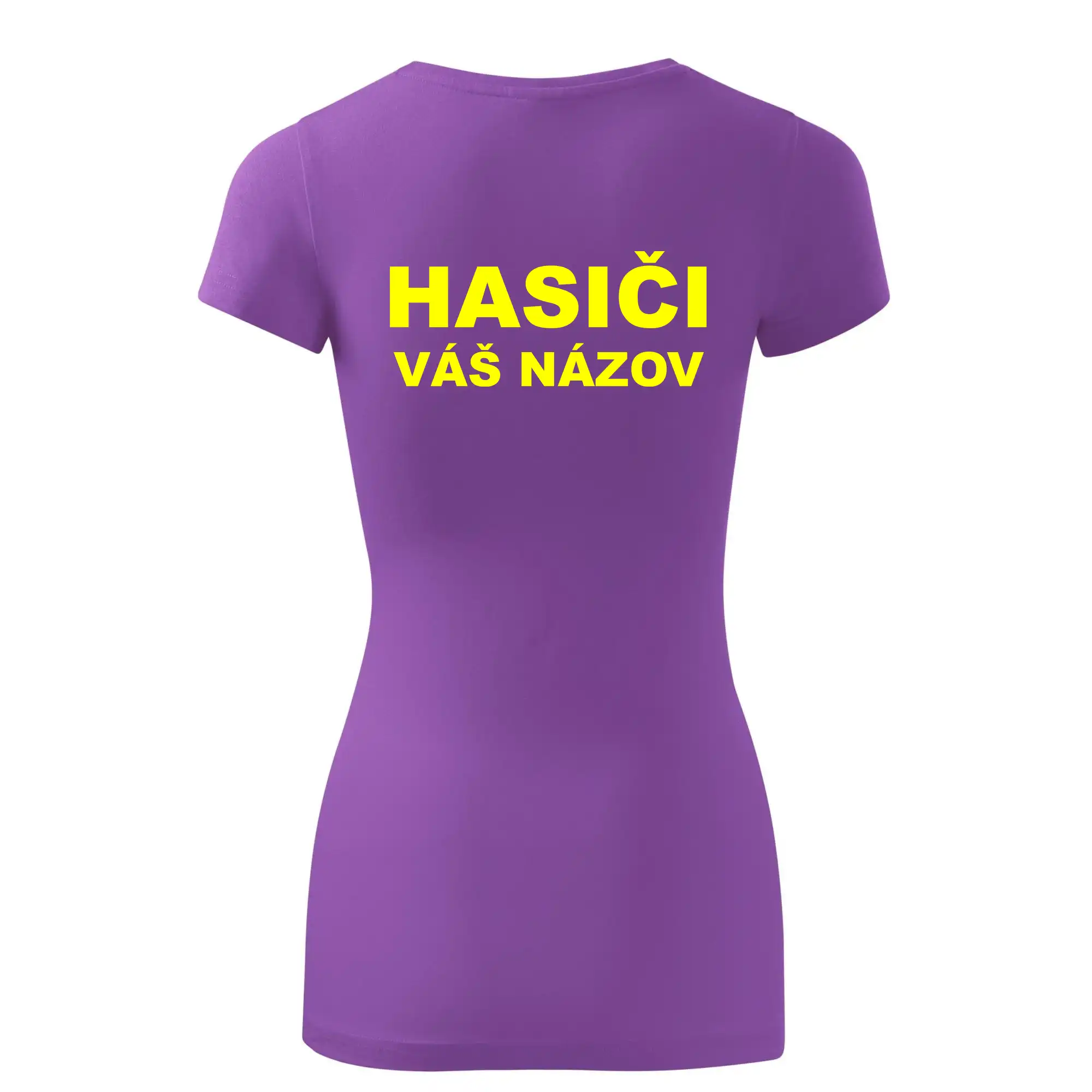 Hasiči - žltý nápis - váš názov zboru