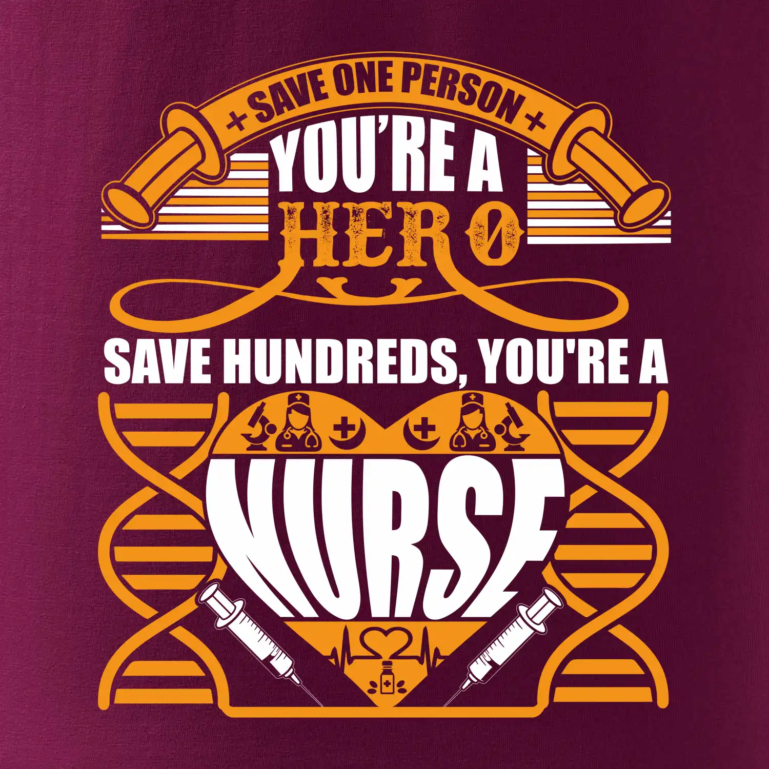 Save one person - hero nurse