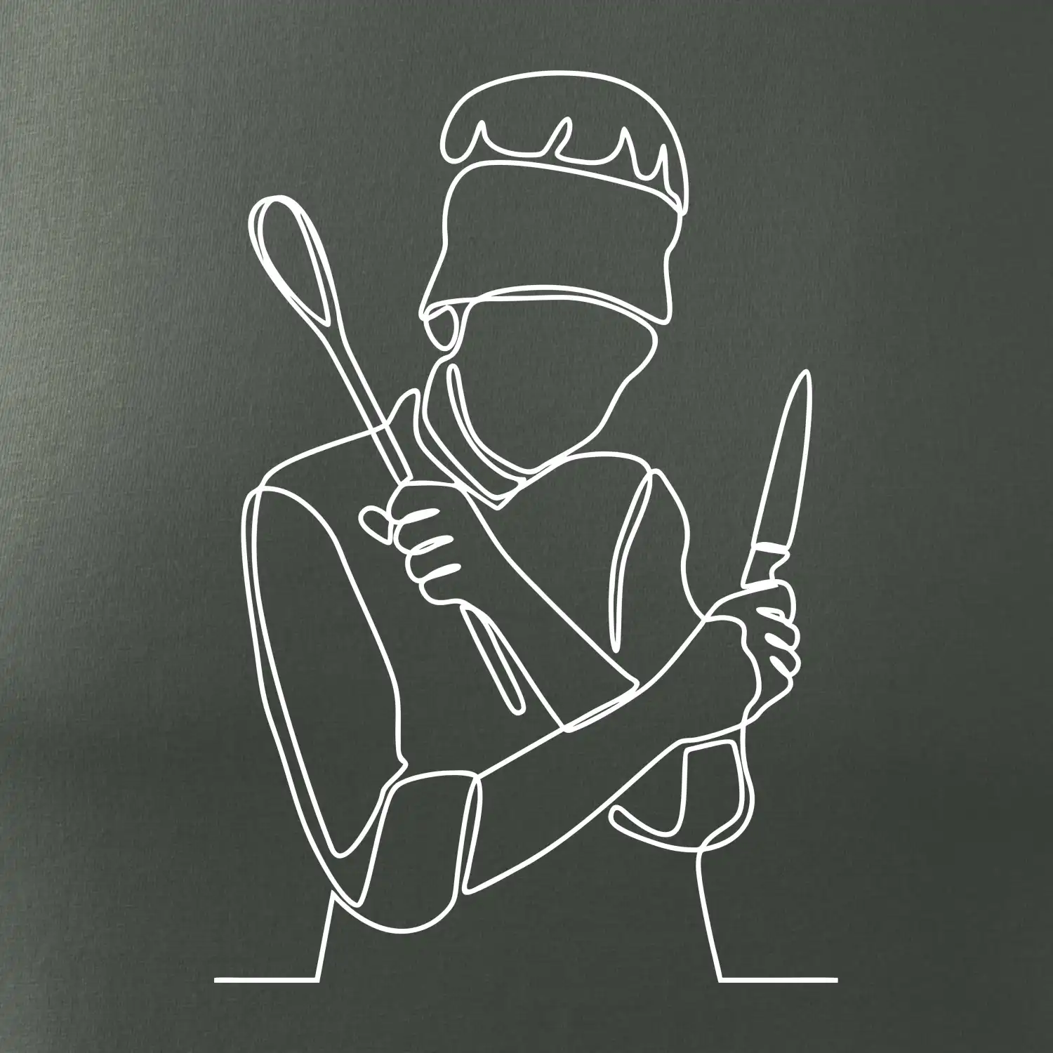 Kuchař jedním tahem