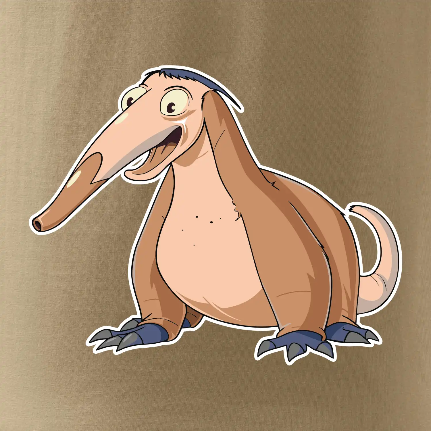 Mravenečník kreslený hnědý