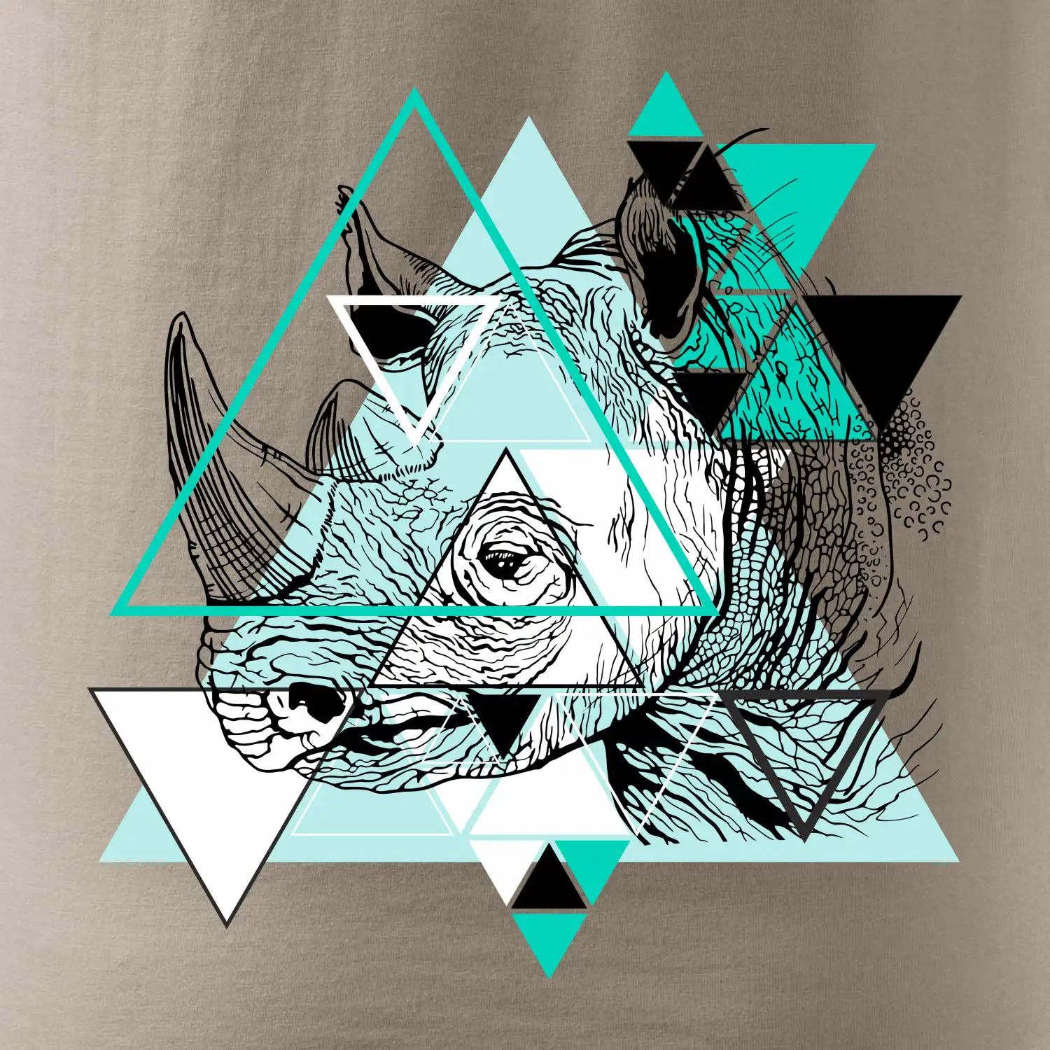 Bílý nosorožec (Pecka design)