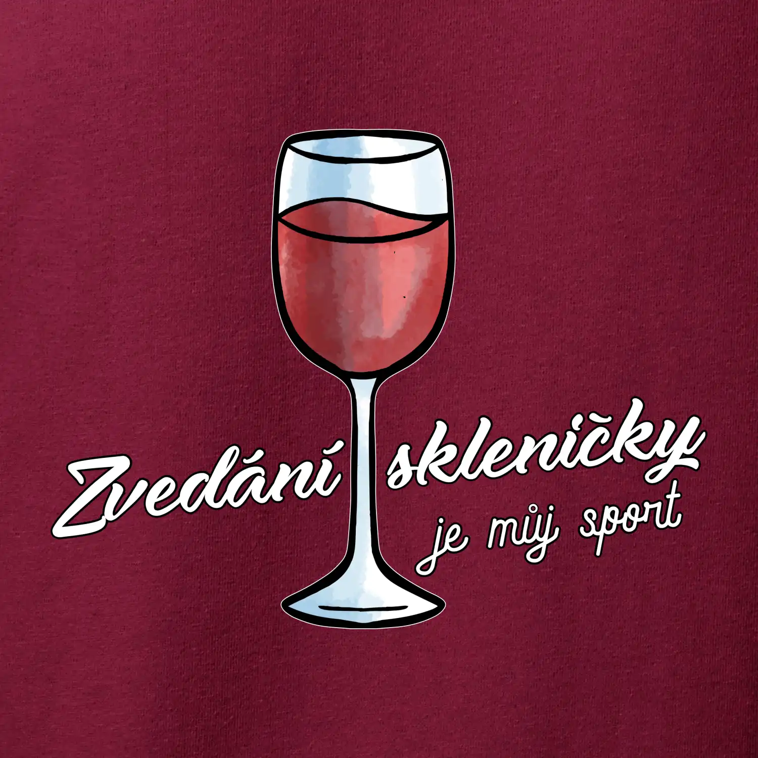 Zvedání skleničky je můj sport