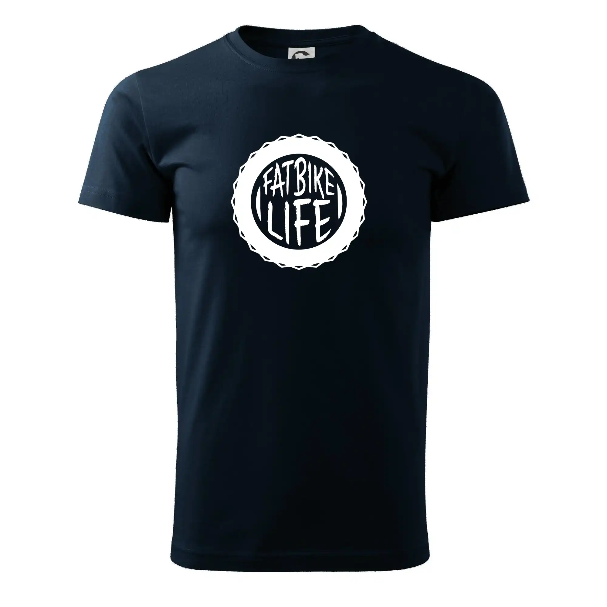 Tričko ako darček pre cyklistu - Fatbike life - Tričko extra veľké  (5-8XL)