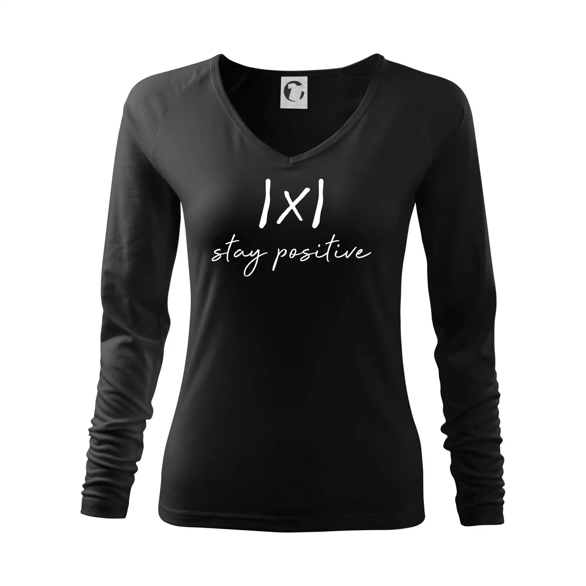 Vtipné tričká pre matematiky - Absolútna hodnota - stay positive - Tričko dámske Elegance