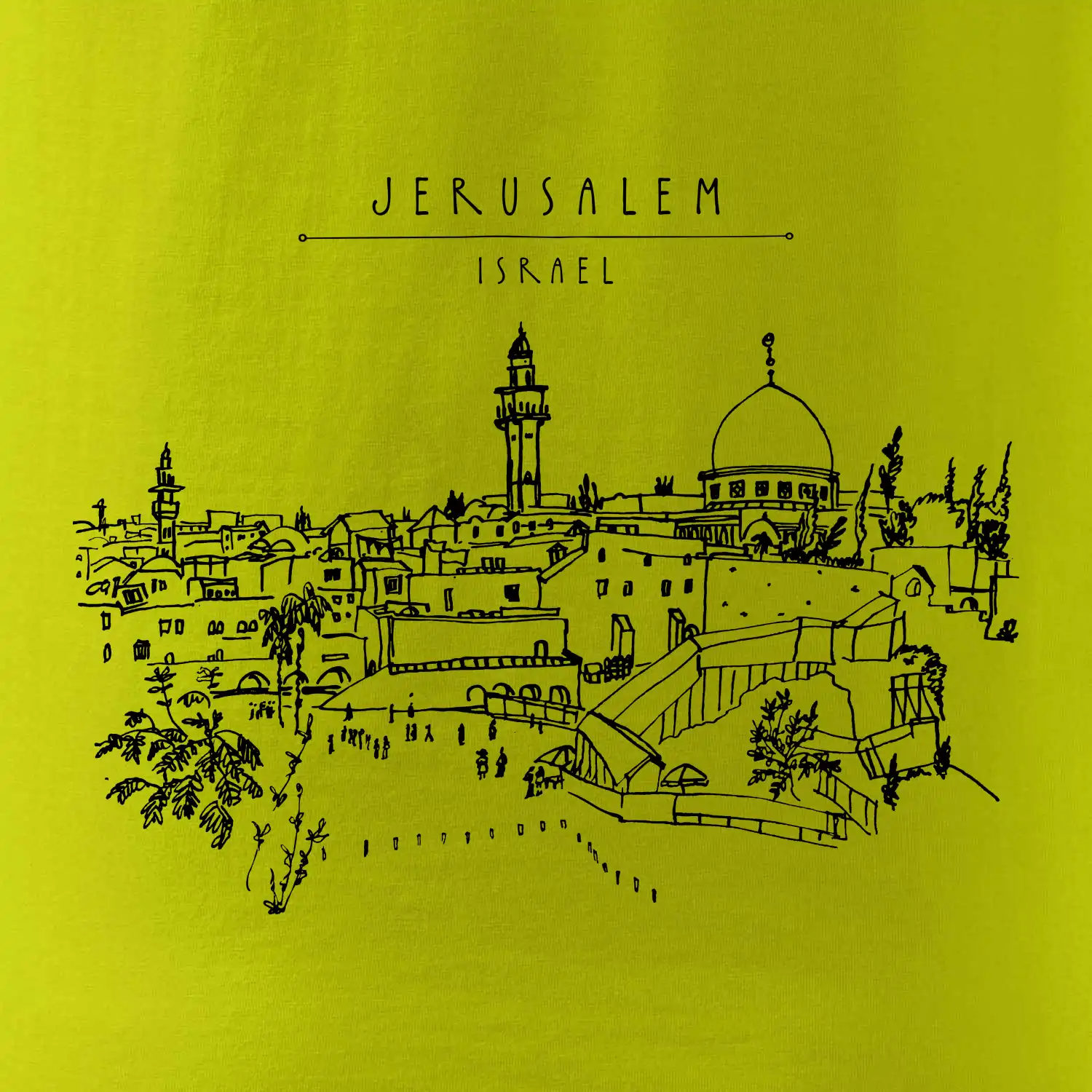 Kreslený Jeruzalém