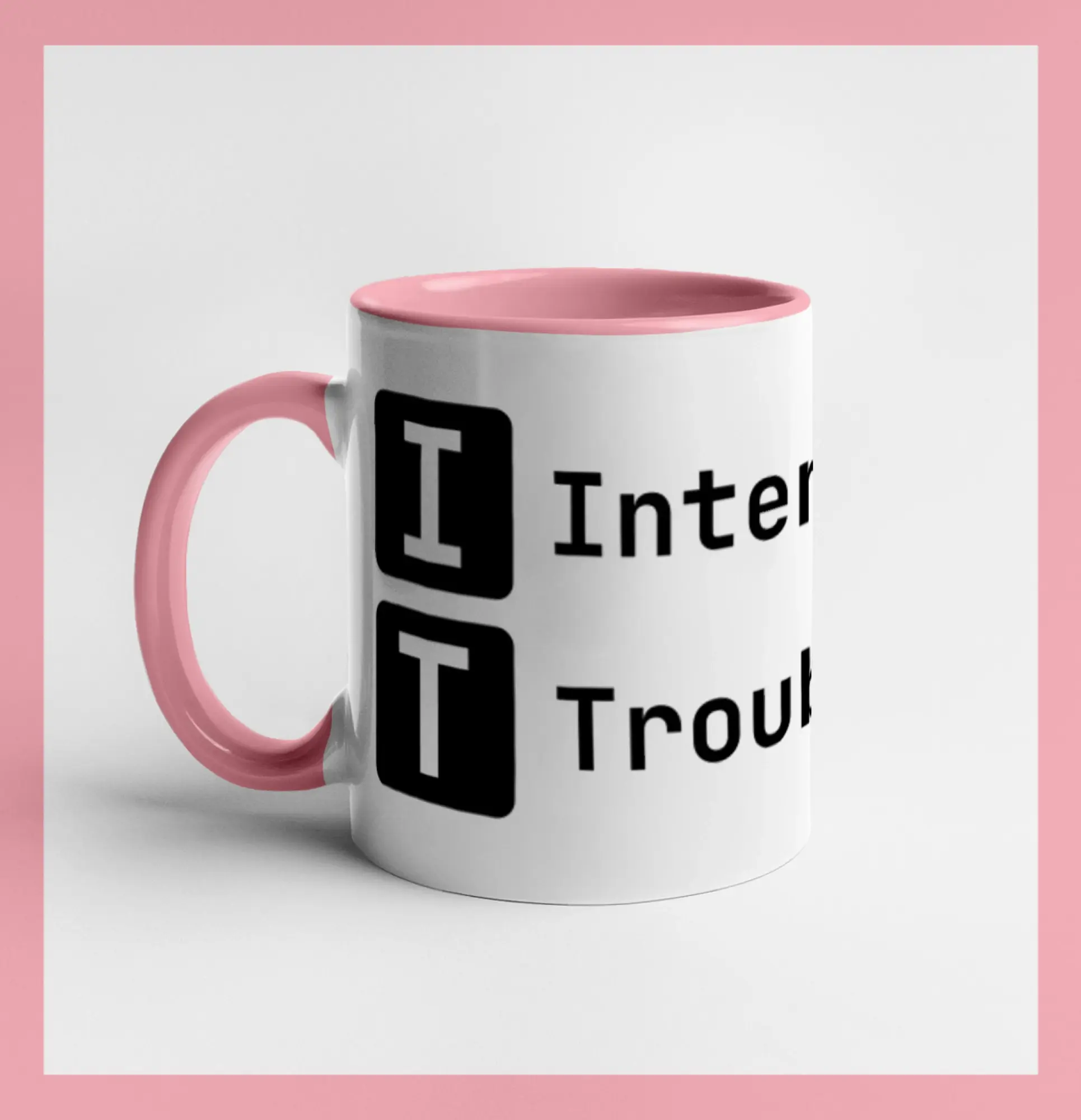 IT Nápis Internet Troublemaker