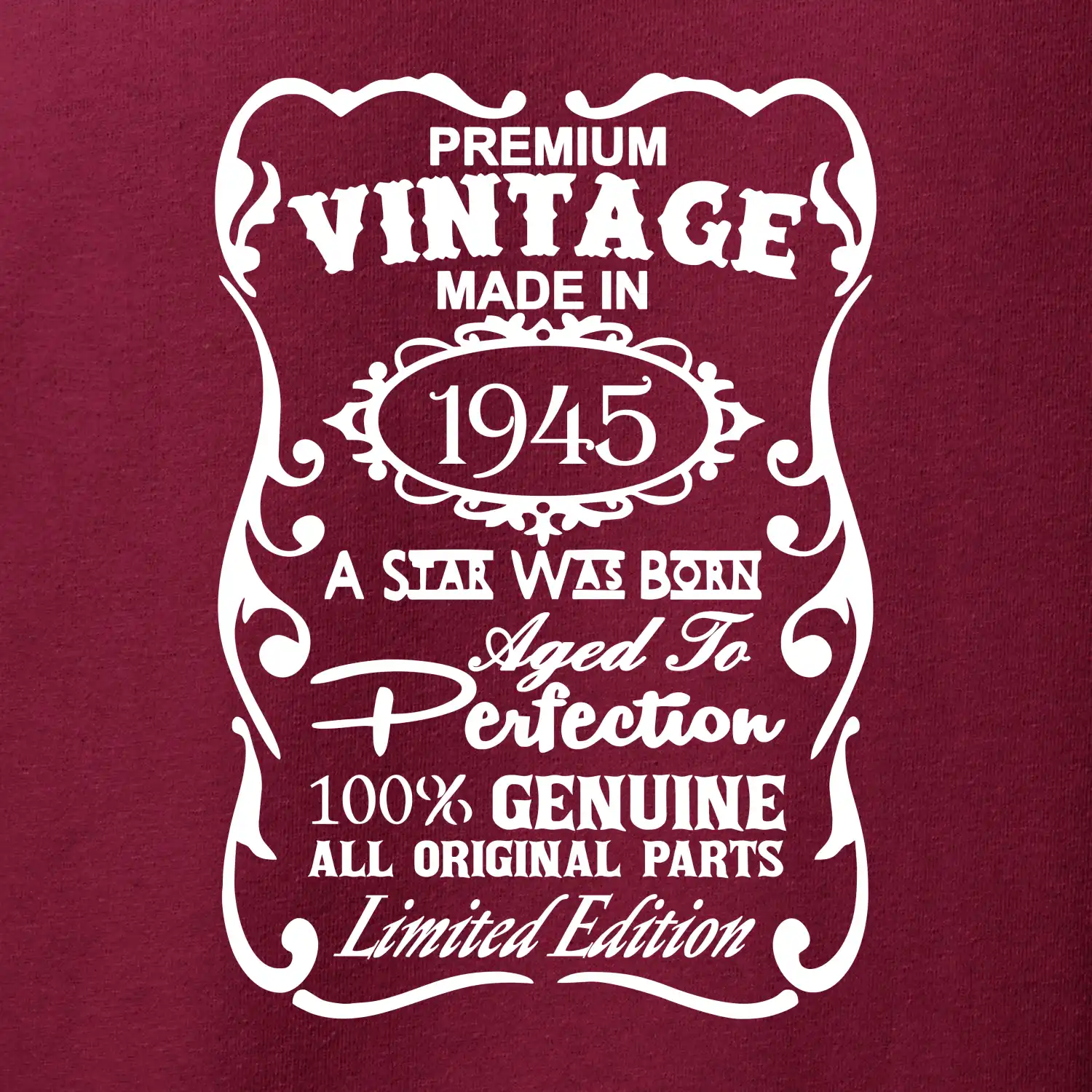 Vintage Etiketa - 1945