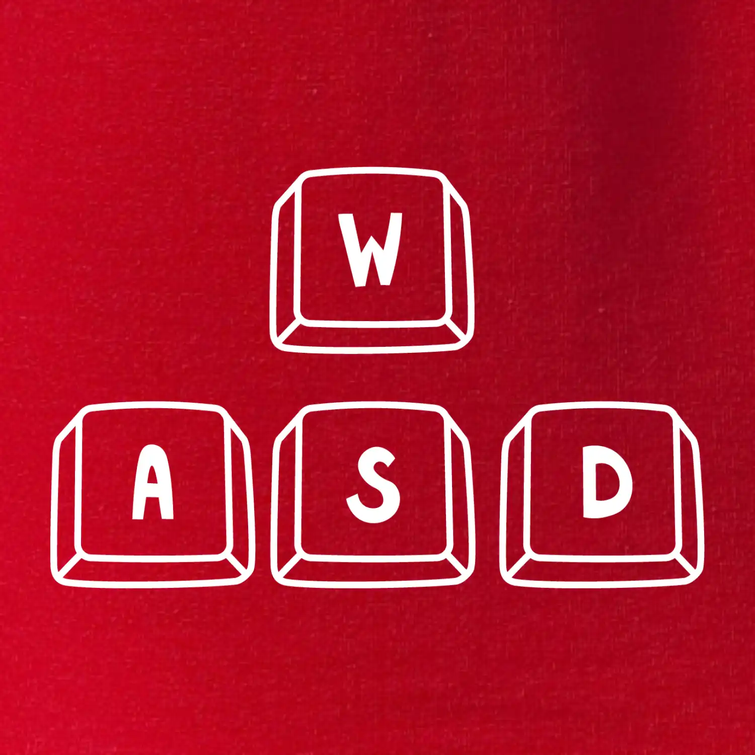 WASD klávesy - prso